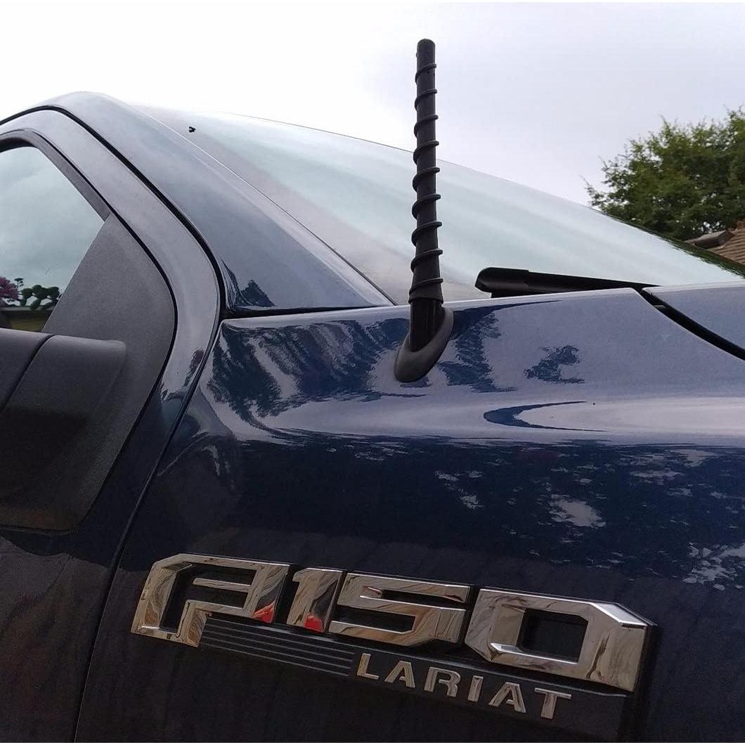 Antena Corta para Ford F150 F250 F350 Super Duty - Negra