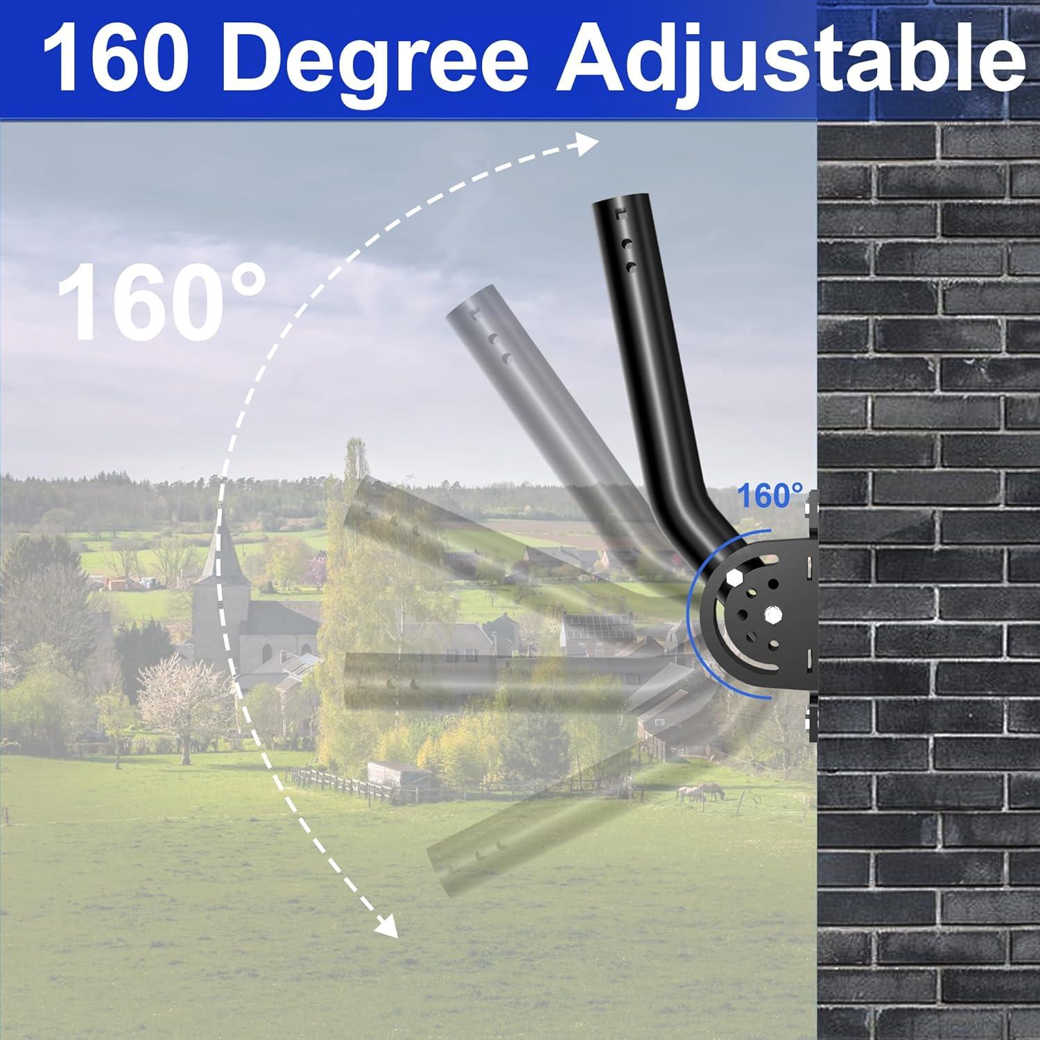 Soporte de Antena J-Montaje Burbifro para Exteriores 22.7 kg