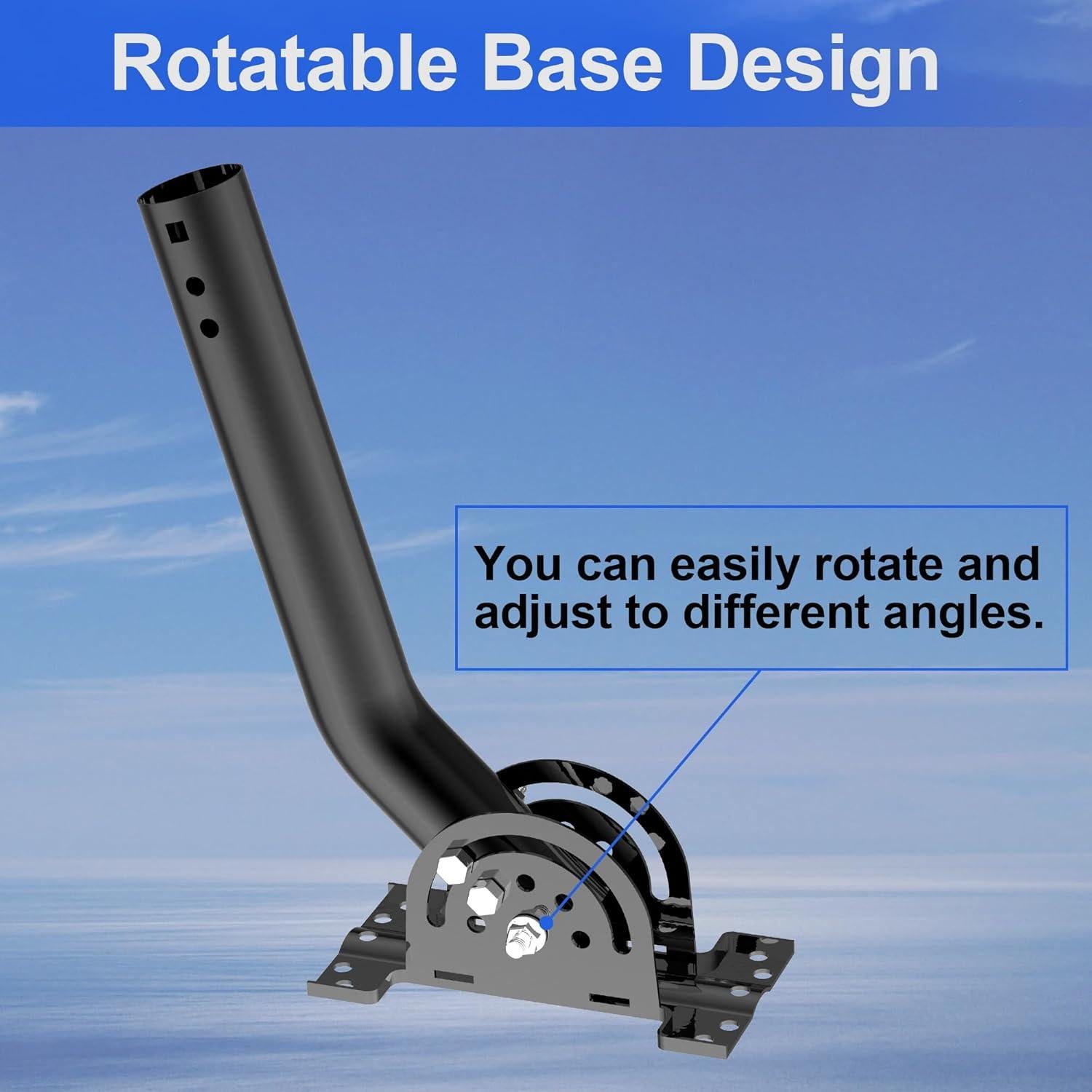 Soporte de Antena J-Montaje Burbifro para Exteriores 22.7 kg