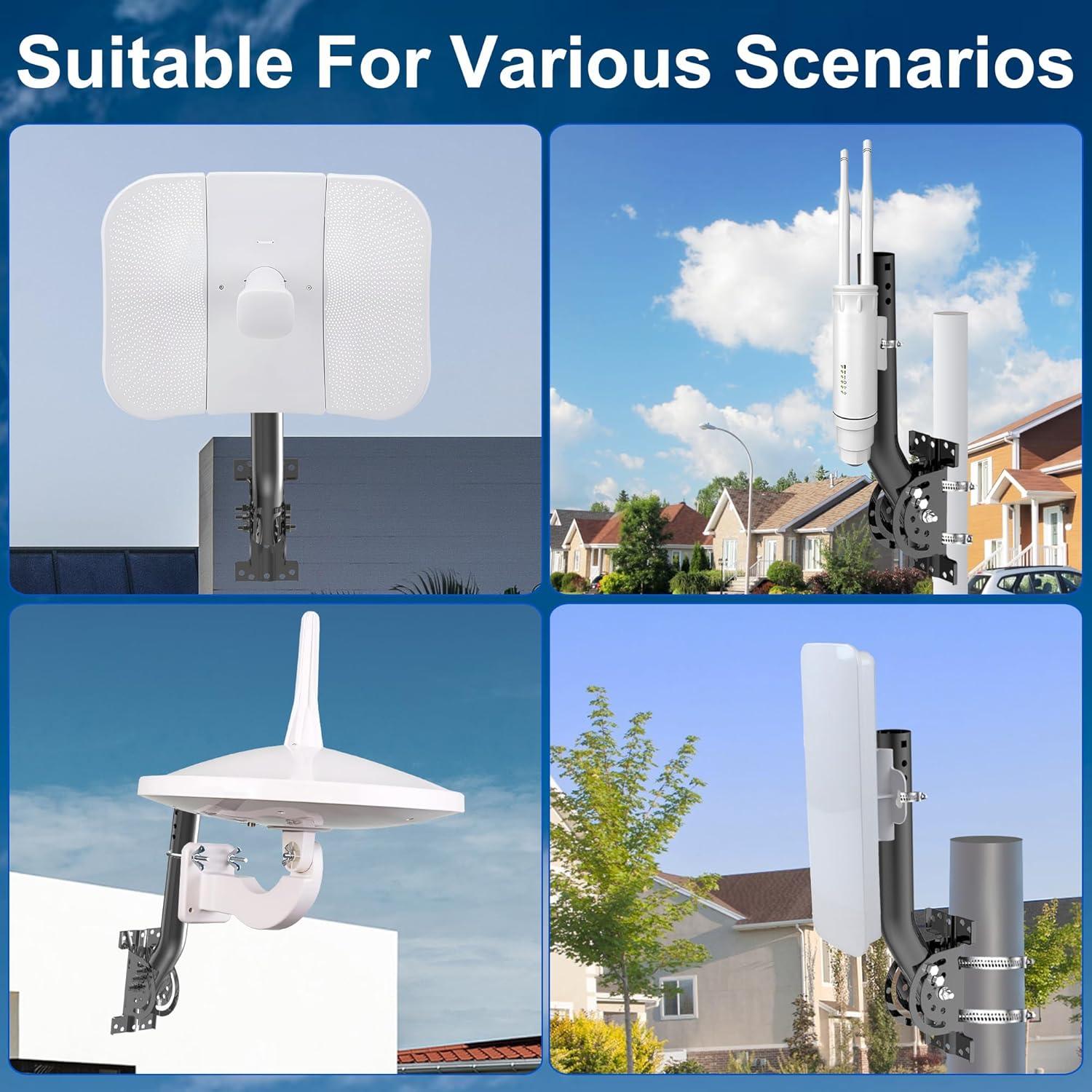 Soporte de Antena J-Montaje Burbifro para Exteriores 22.7 kg