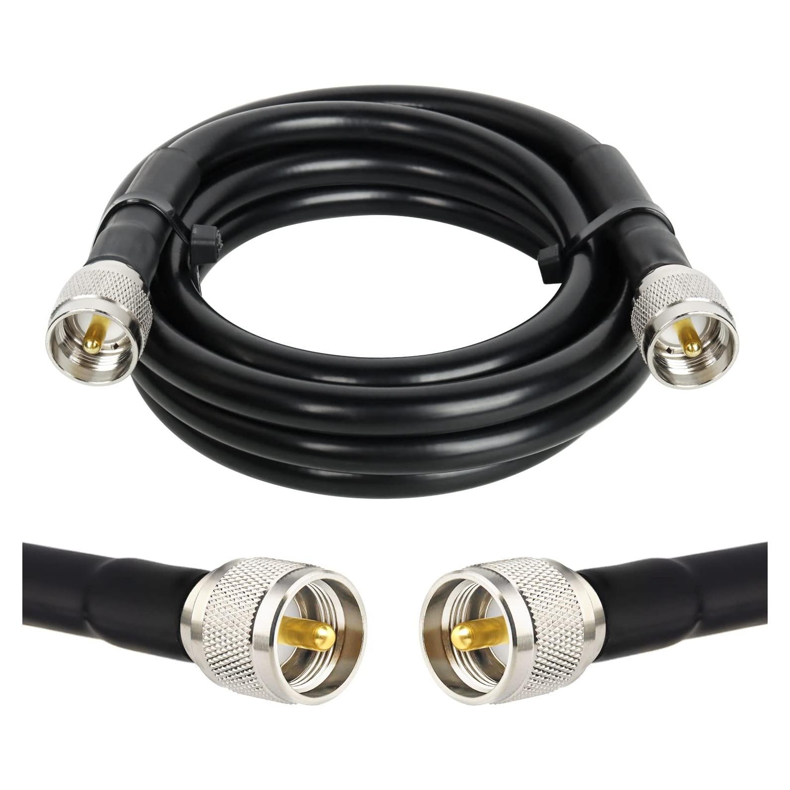 Cable Coaxial RG213 UHF Macho a Macho 1.52m MOOKEERF