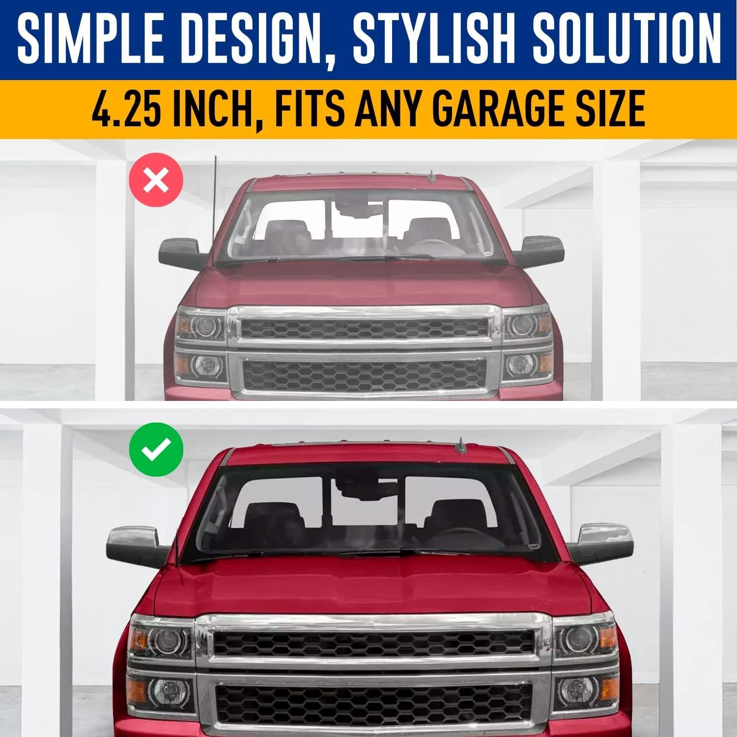 Antena Estilo Bala Negra TN TrunkNets para Autos GM