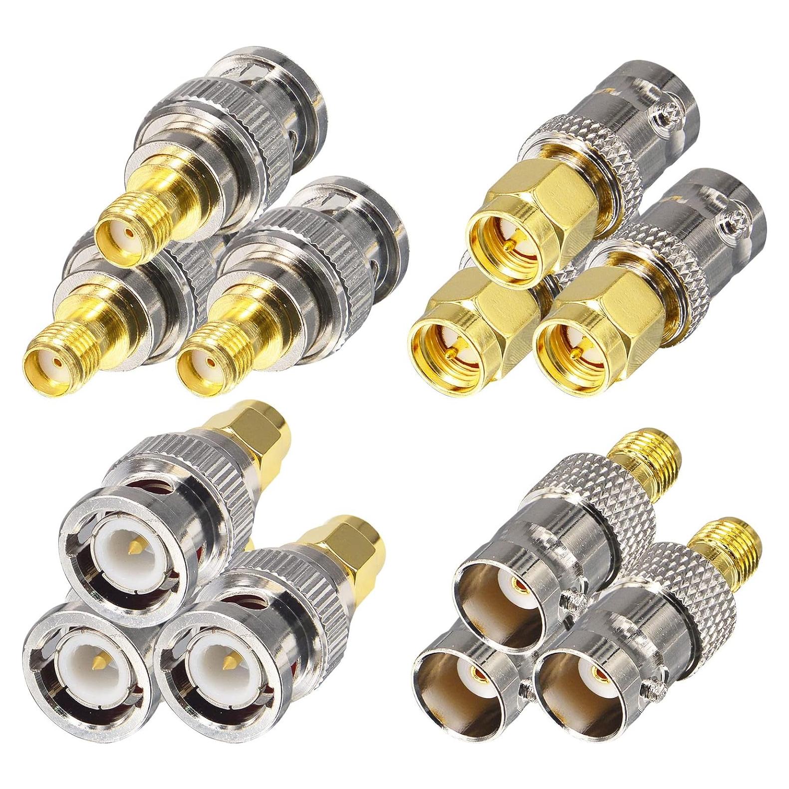 Kit de Adaptadores BNC a SMA Onelinkmore - 12 Piezas 50 Ohm