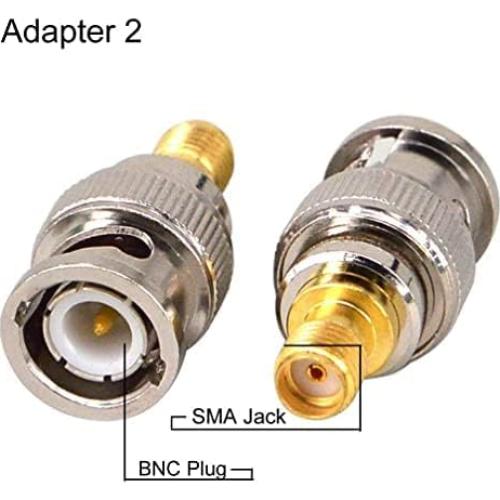 Kit de Adaptadores BNC a SMA Onelinkmore - 12 Piezas 50 Ohm