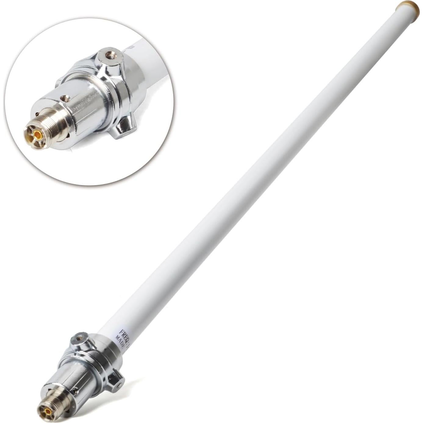 Antena Omnidireccional GMRS 8.5dBi Fibra de Vidrio 2.2m