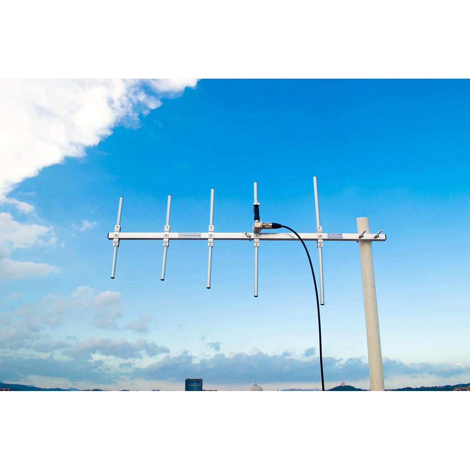 Antena Yagi UHF 9dBi HYS para Estaciones Base 400-470MHz