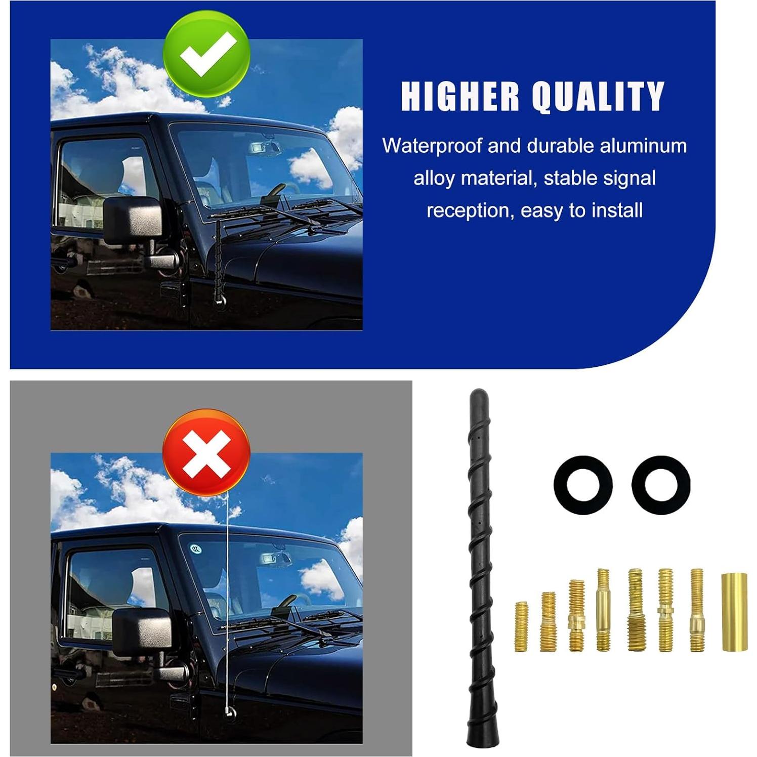 Antena Espiral para Auto Ohleats 17.78 cm Impermeable