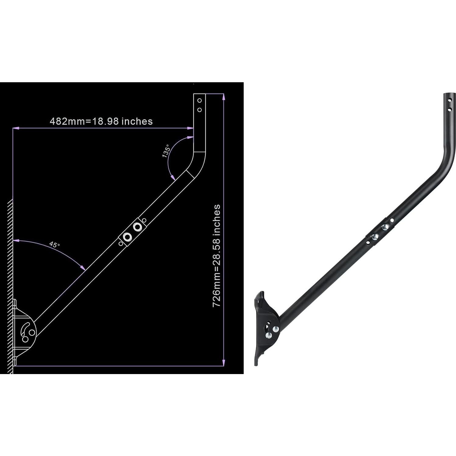 Polo de Montaje de Antena Exterior IMBESEL WM-032E 84.5 cm