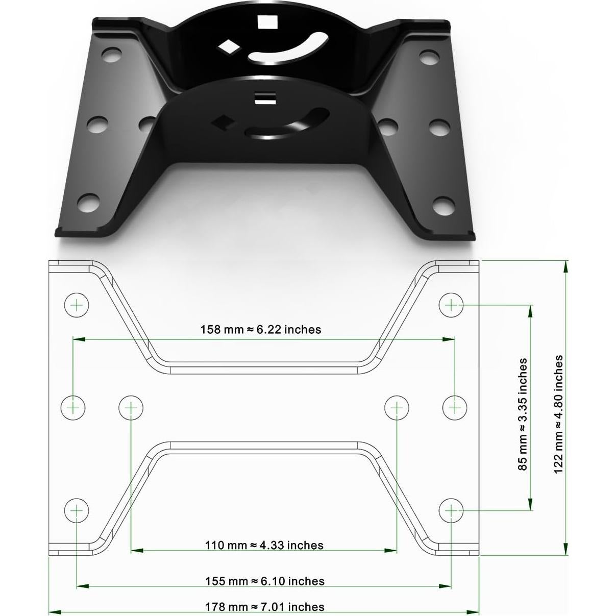 Polo de Montaje de Antena Exterior IMBESEL WM-032E 84.5 cm