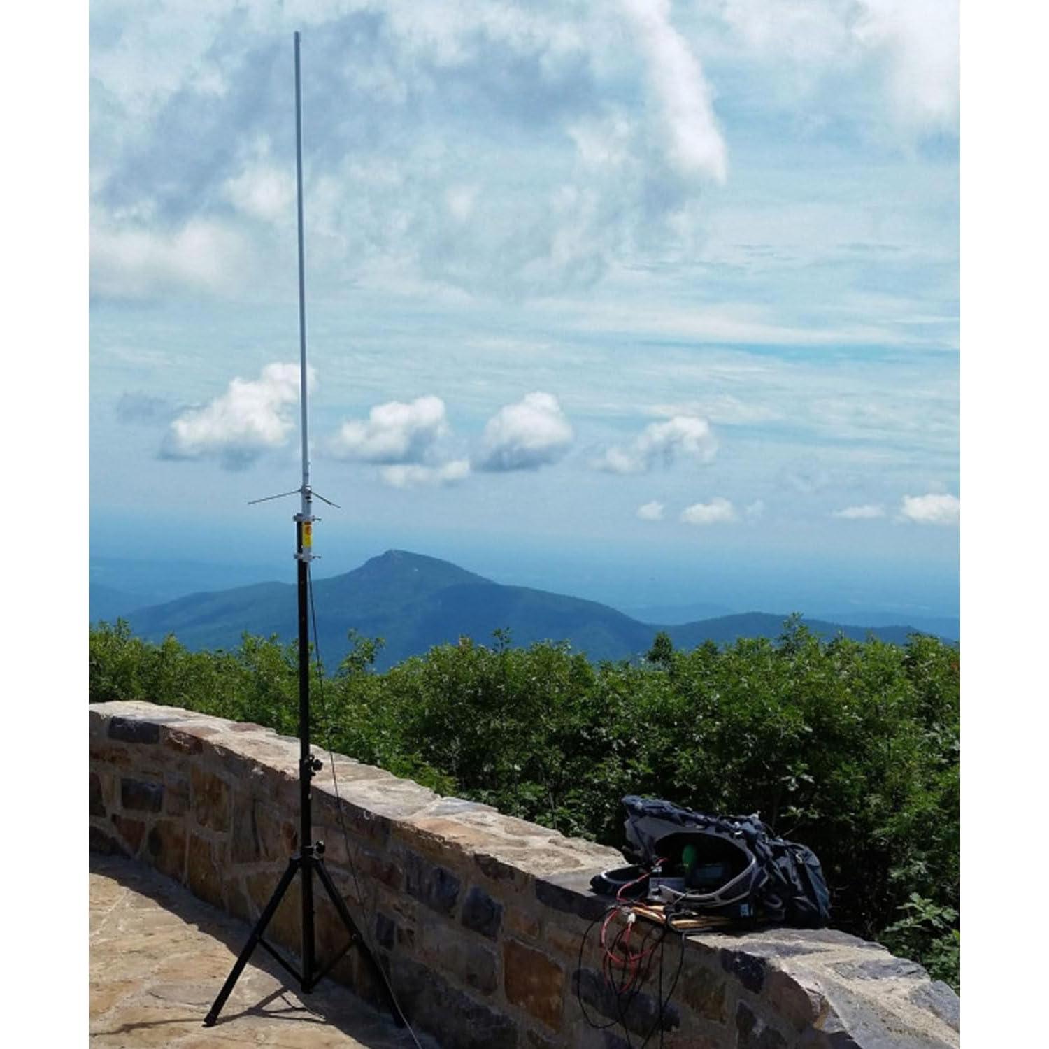 Antena Base Doble Banda VHF UHF 1.7m SIGNALPLUS 200W