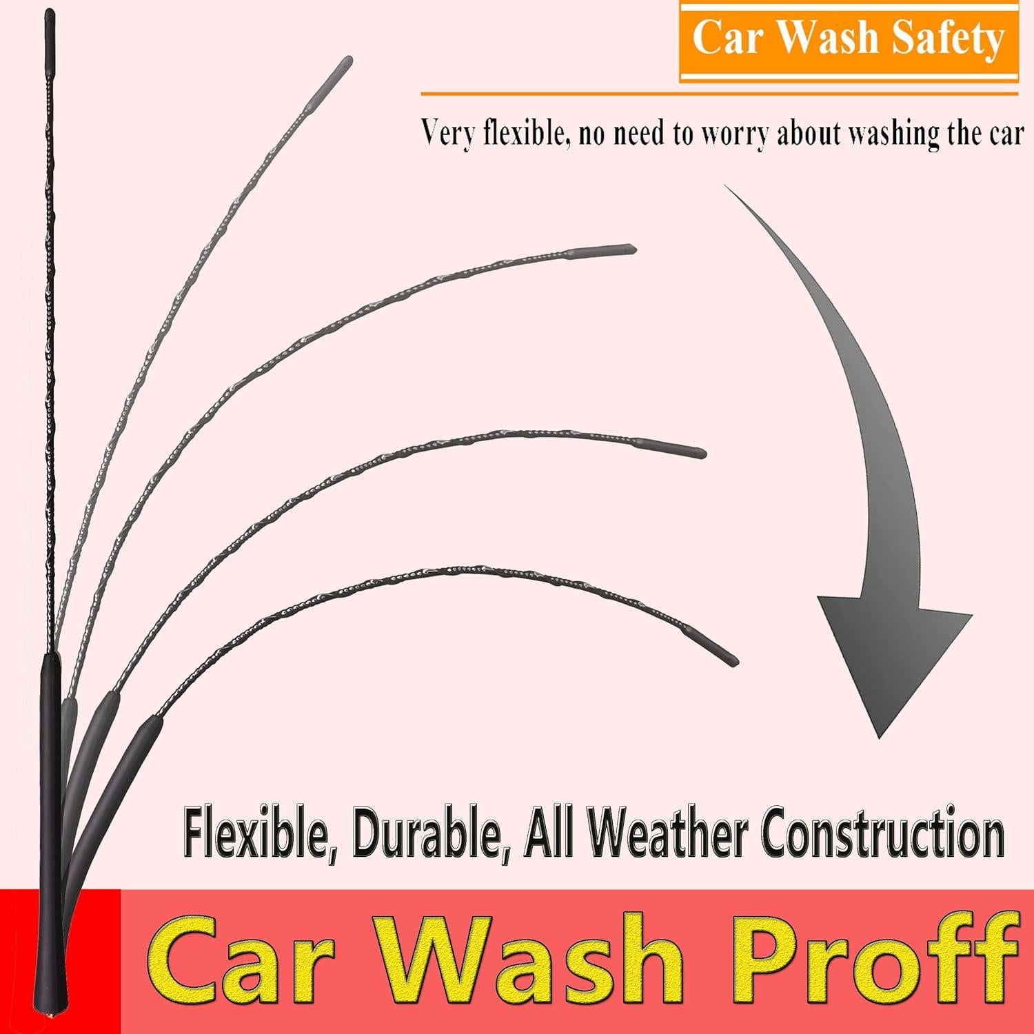 Antena de 40.64 cm RooFox para Chrysler Crossfire 2004-2008