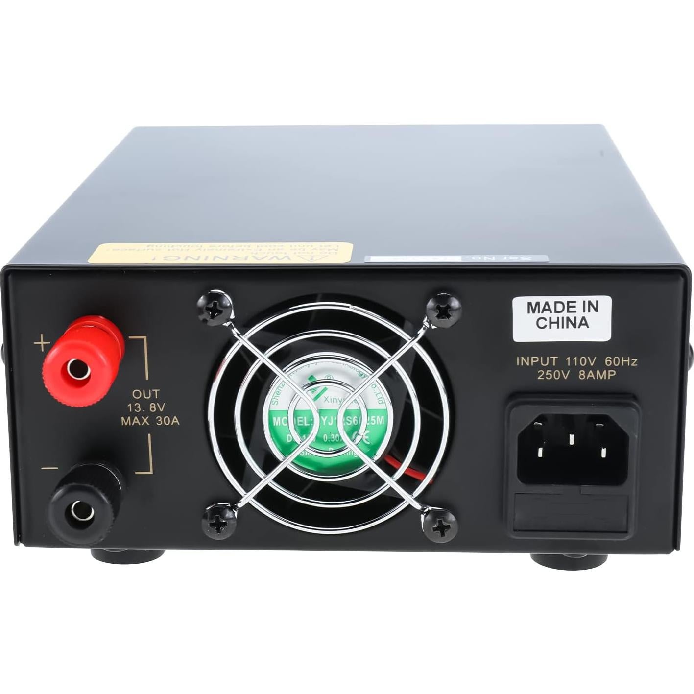 Fuente de Poder DC NORJIN 13.8V 30A con Control de Ruido