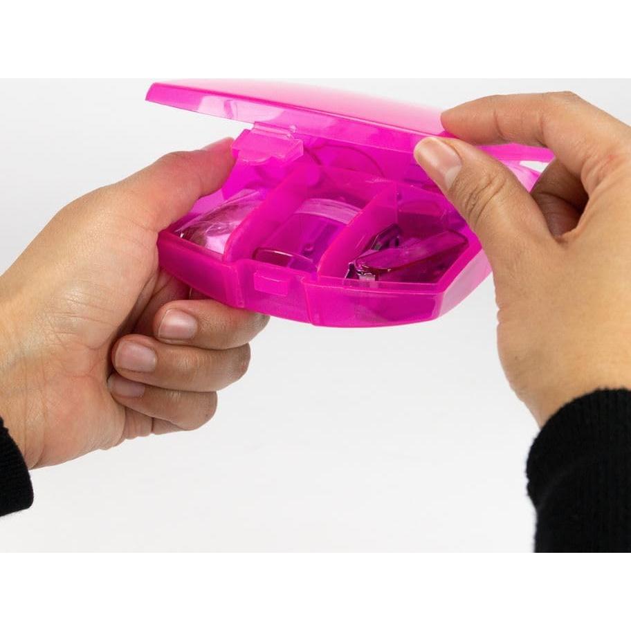 Kit de Suministros de Oficina Mini LD Rosa con Estuche