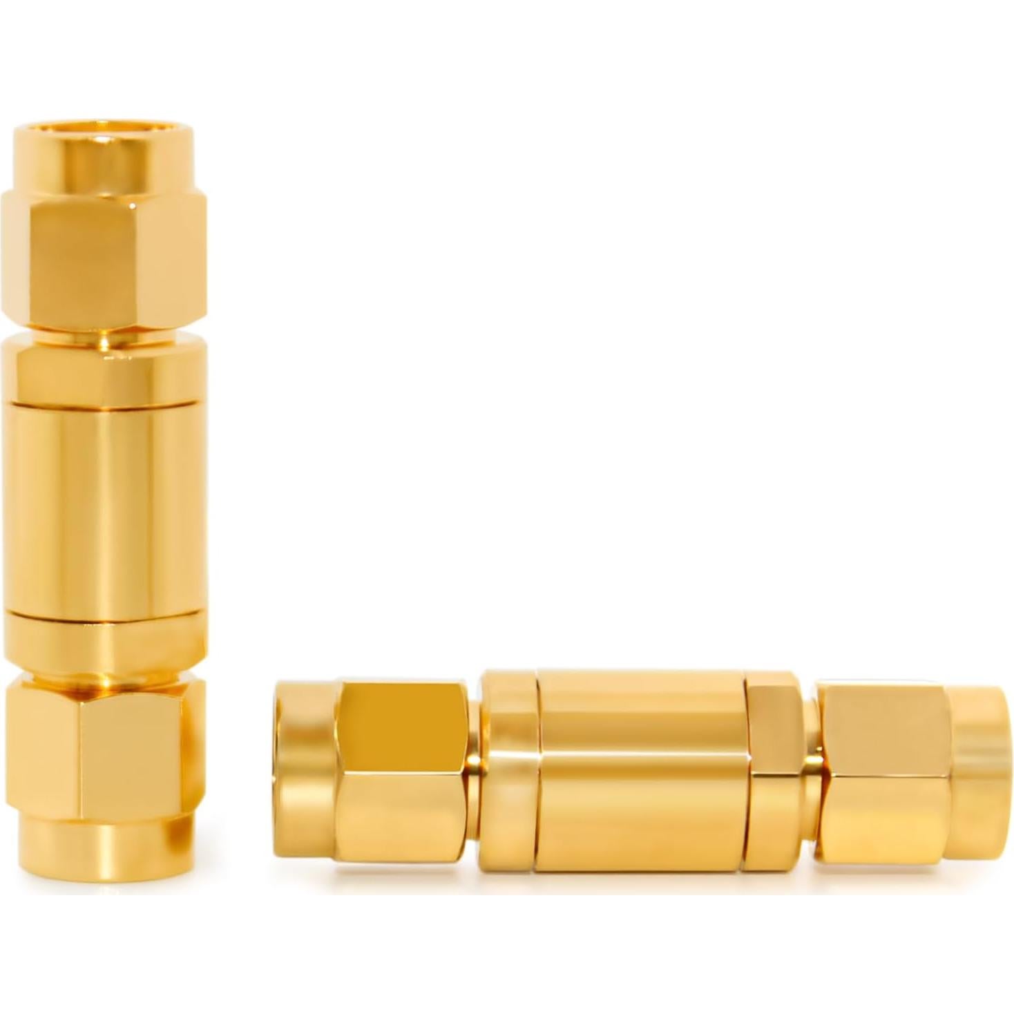 Adaptador Coaxial TOJOIN 3.5MM Macho a Macho DC-30GHz 2PCS