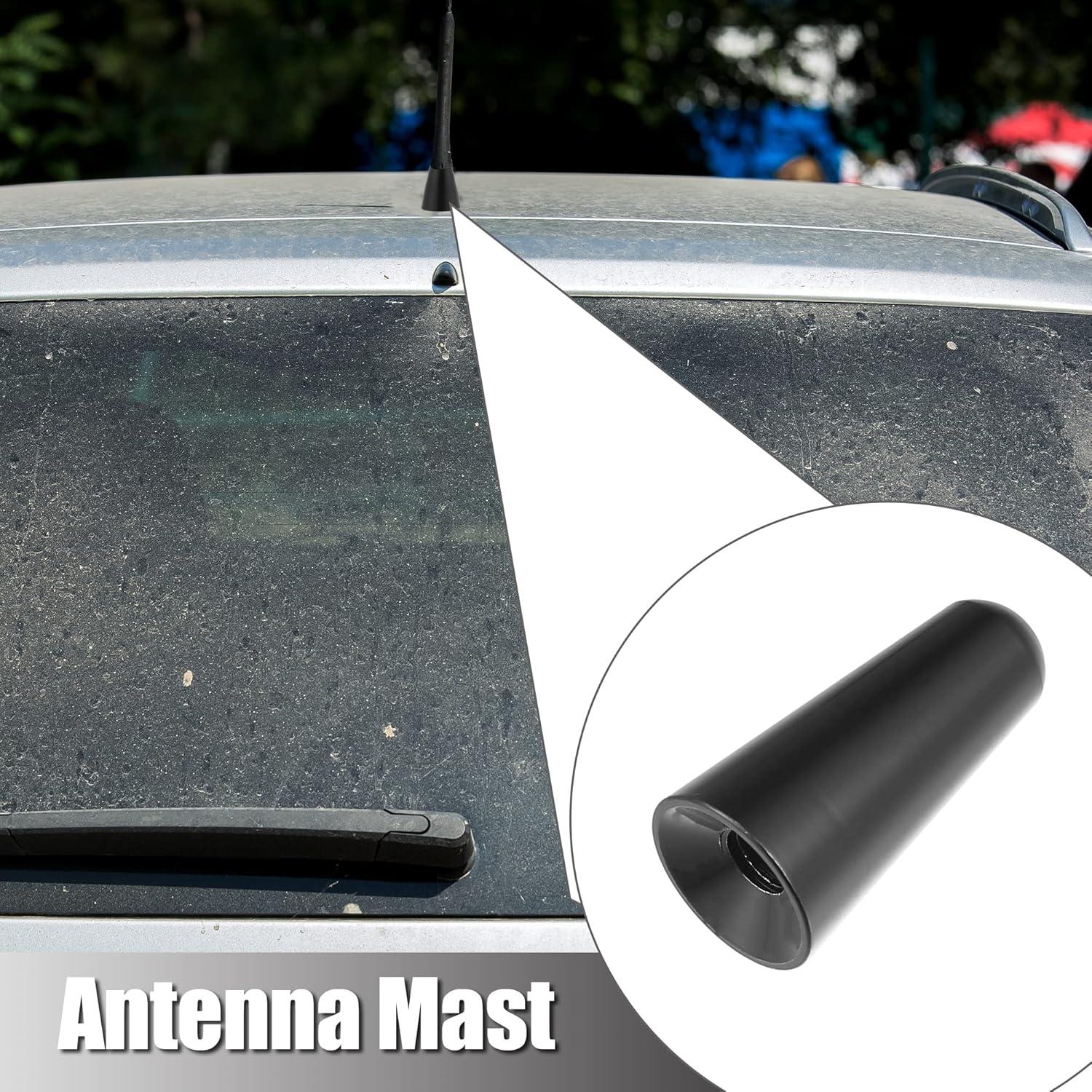 Antena de Techo para Coche X AUTOHAUX 3cm Aluminio Negro