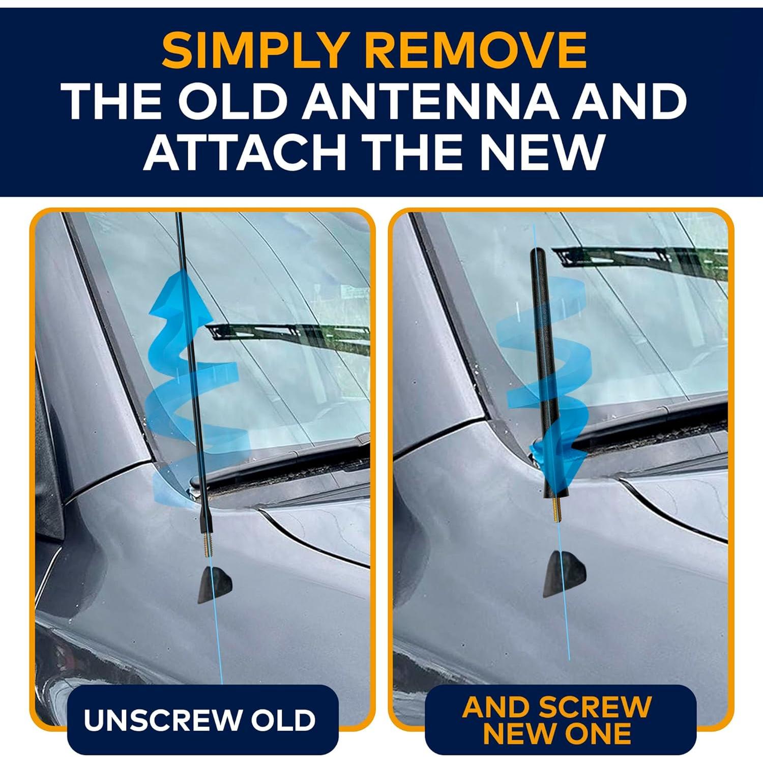 Mástil de Antena Corta Toyota 4Runner 2010-2017 - 86 cm