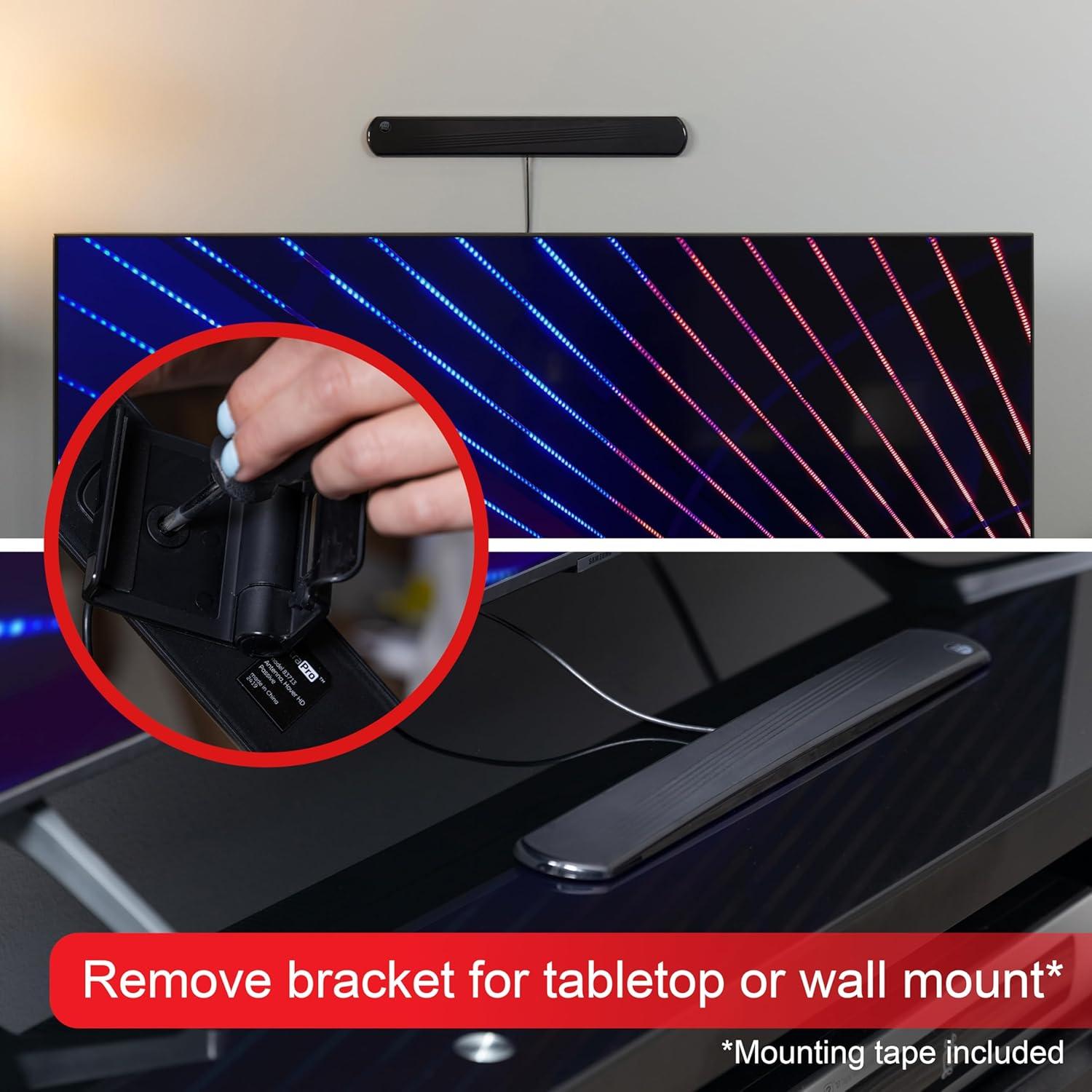 Antena de TV Digital UltraPro Hover Interior 4K 1080P HD