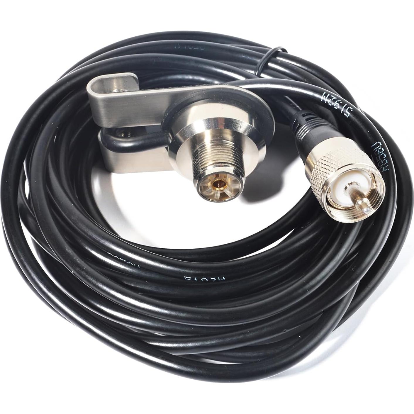 Soporte de Antena Universal HYSHIKRA SO239-PL259 con Cable RG58 4m