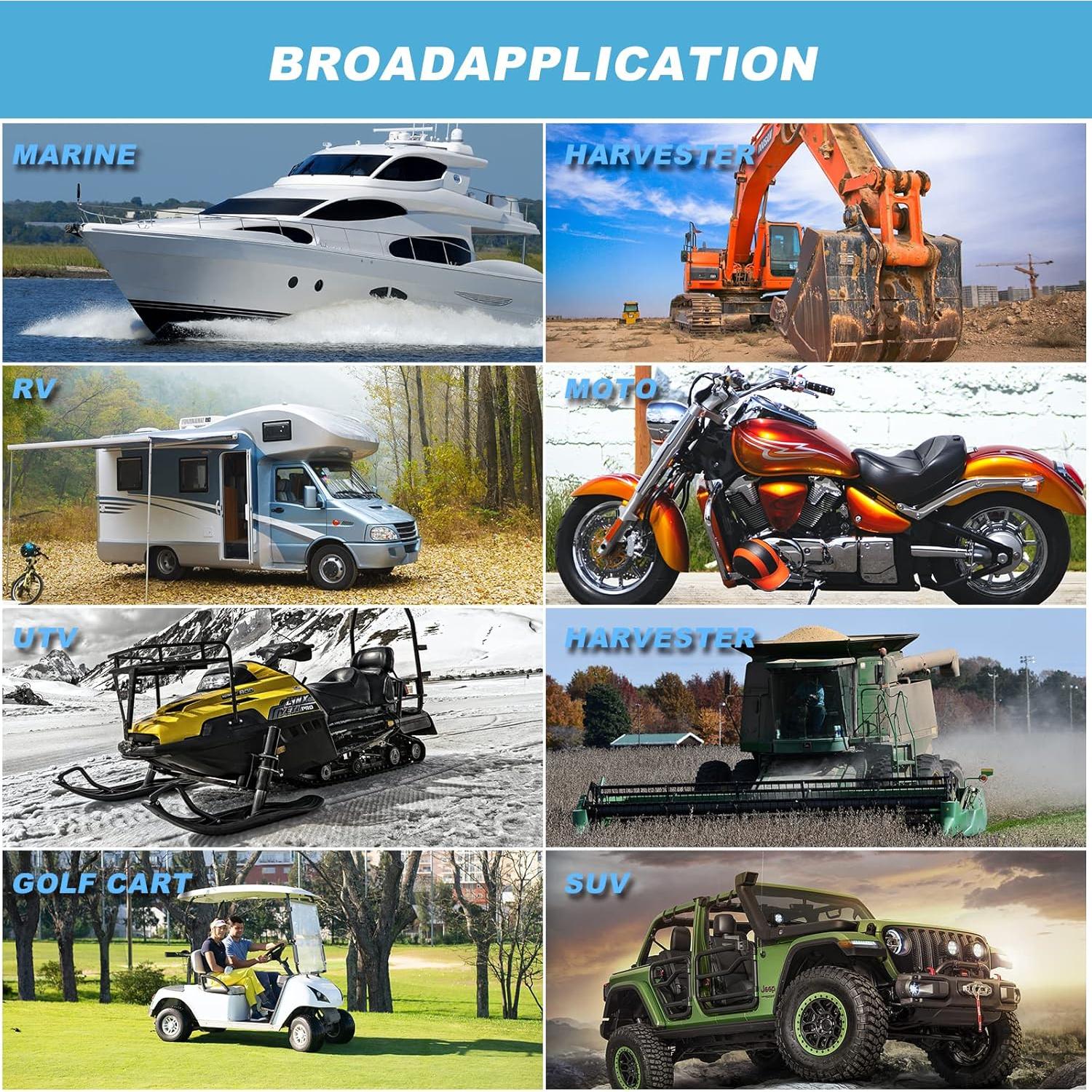 Antena Marina Impermeable AM FM JSZAAHZ 40 cm para Coche