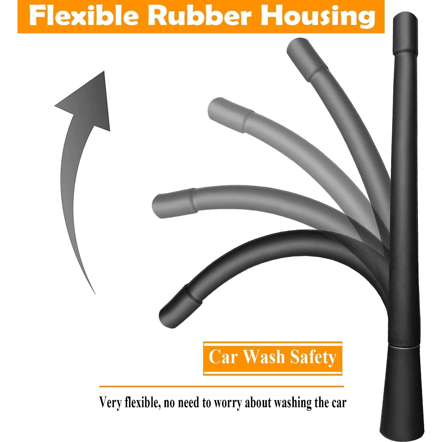 Antena de Reemplazo para Toyota 4Runner 2002-2013 - Caucho Flexible