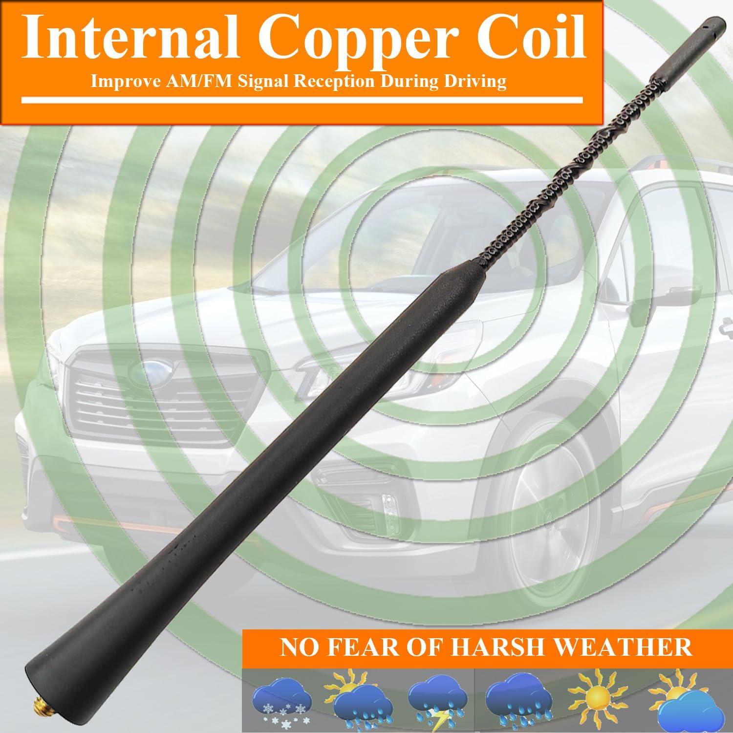 Antena de Caucho Flexible Subaru Forester 2014-2016 24cm