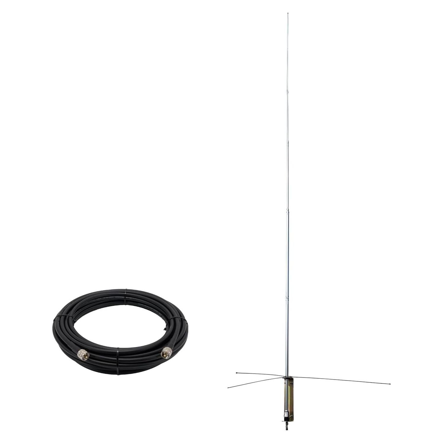 Kit Antena Estación Base CB FMUSER + Cable Coaxial 15m