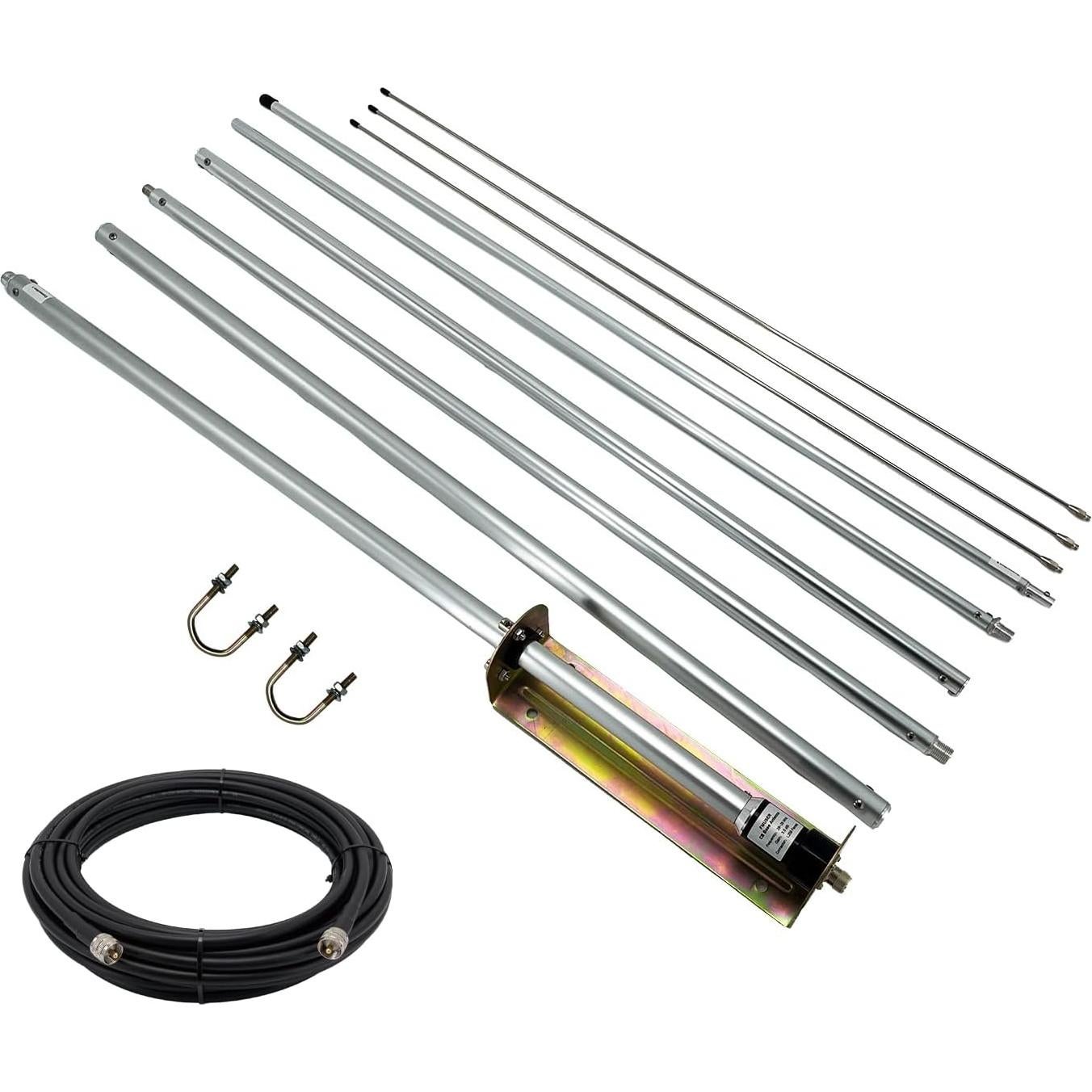 Kit Antena Estación Base CB FMUSER + Cable Coaxial 15m