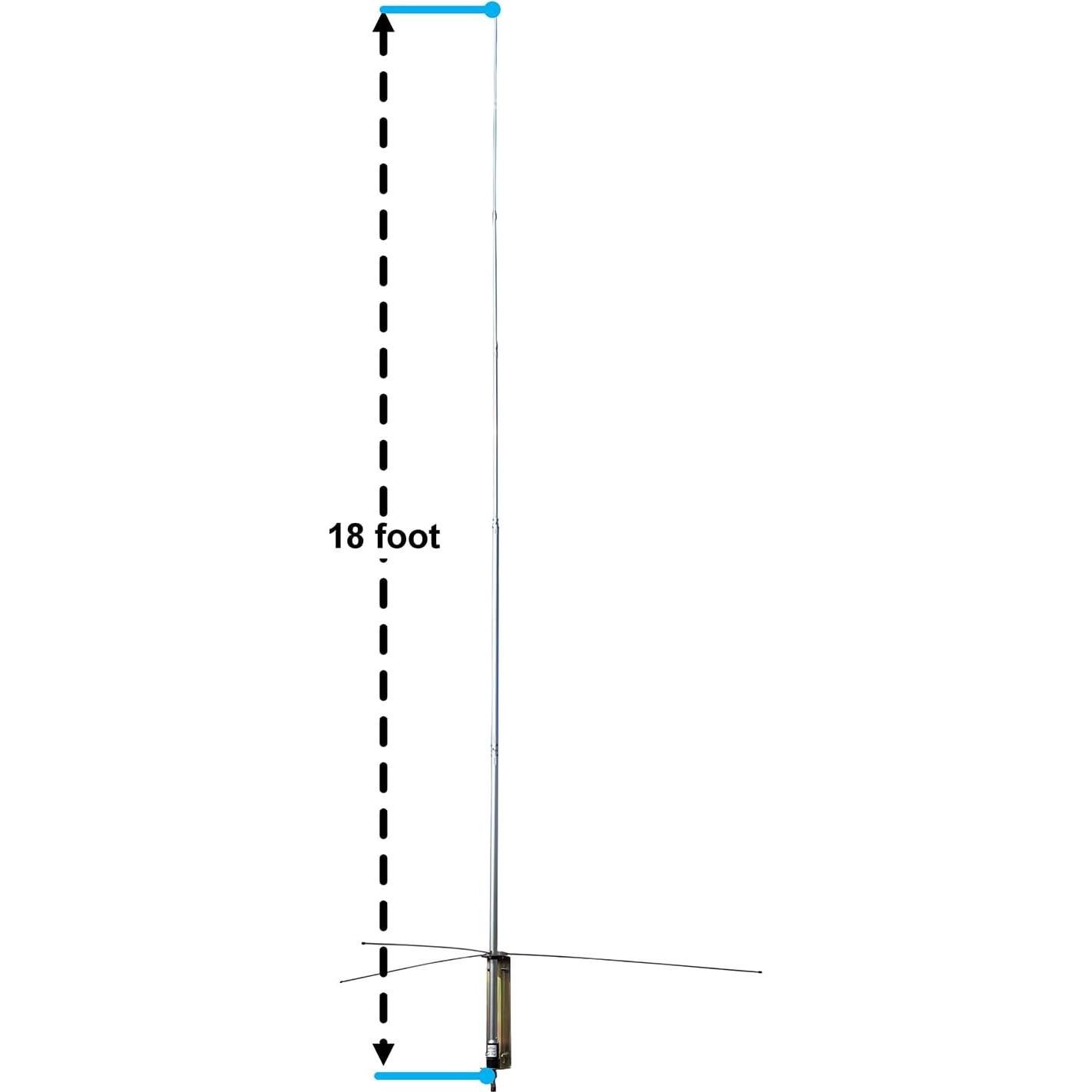 Kit Antena Estación Base CB FMUSER + Cable Coaxial 15m