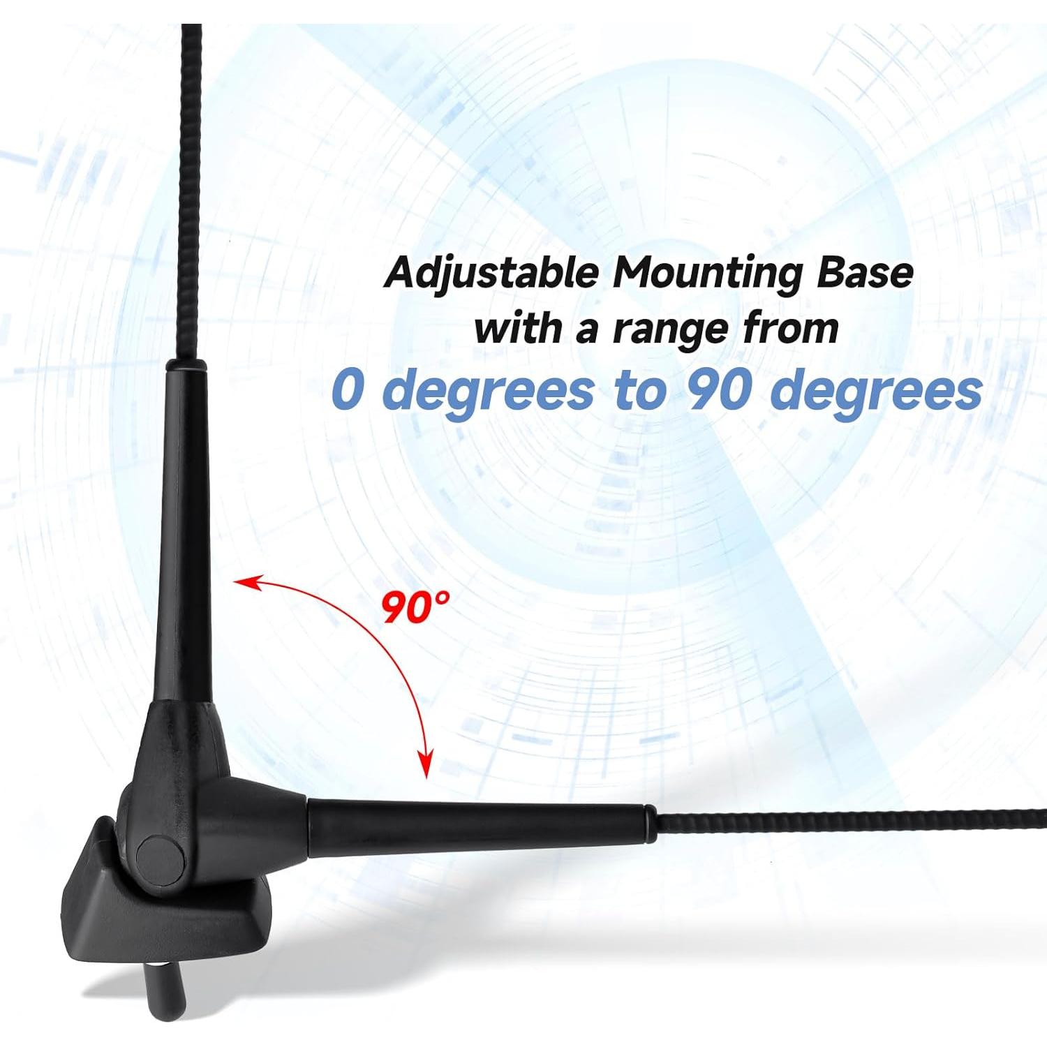 Antena Marítima Eightwood 45.72 cm AM/FM a Prueba de Agua