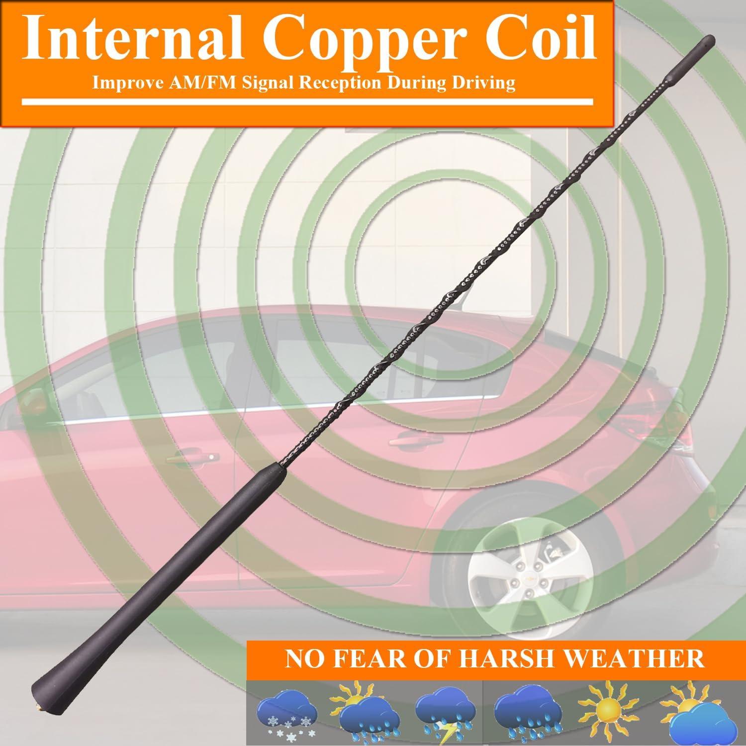 Antena de 40.6 cm para Chevy Cruze 2009-2016 - RooFox