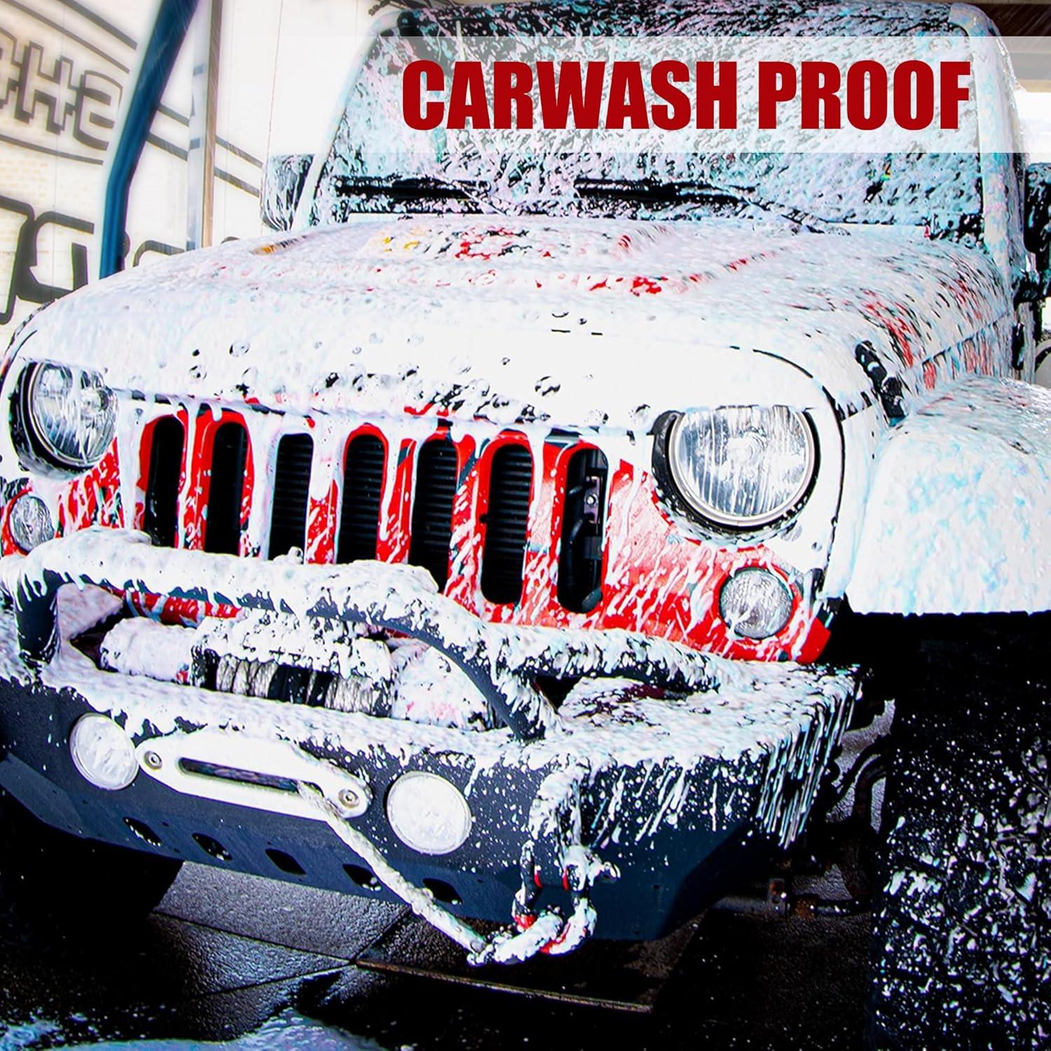 Antena corta KSaAuto 33 cm para Jeep Wrangler Gladiator 2007-2025