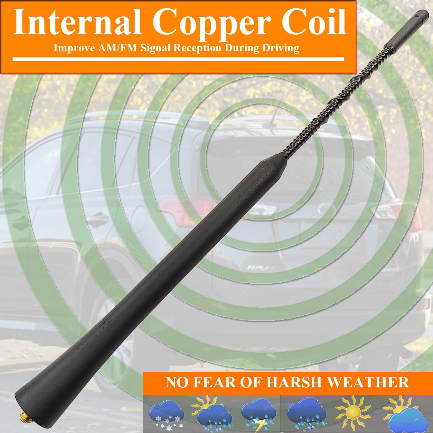 Antena de Caucho Flexible para Toyota RAV4 2009-2015