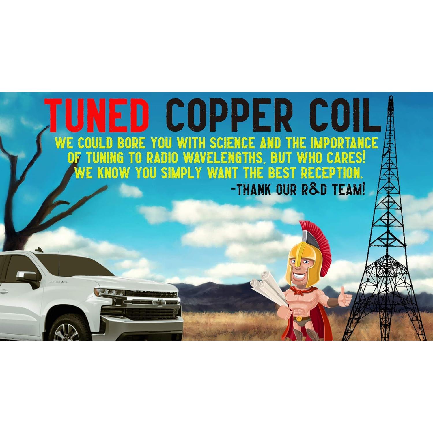 Antena Corta Votex 35.56 cm para Campers Airstream