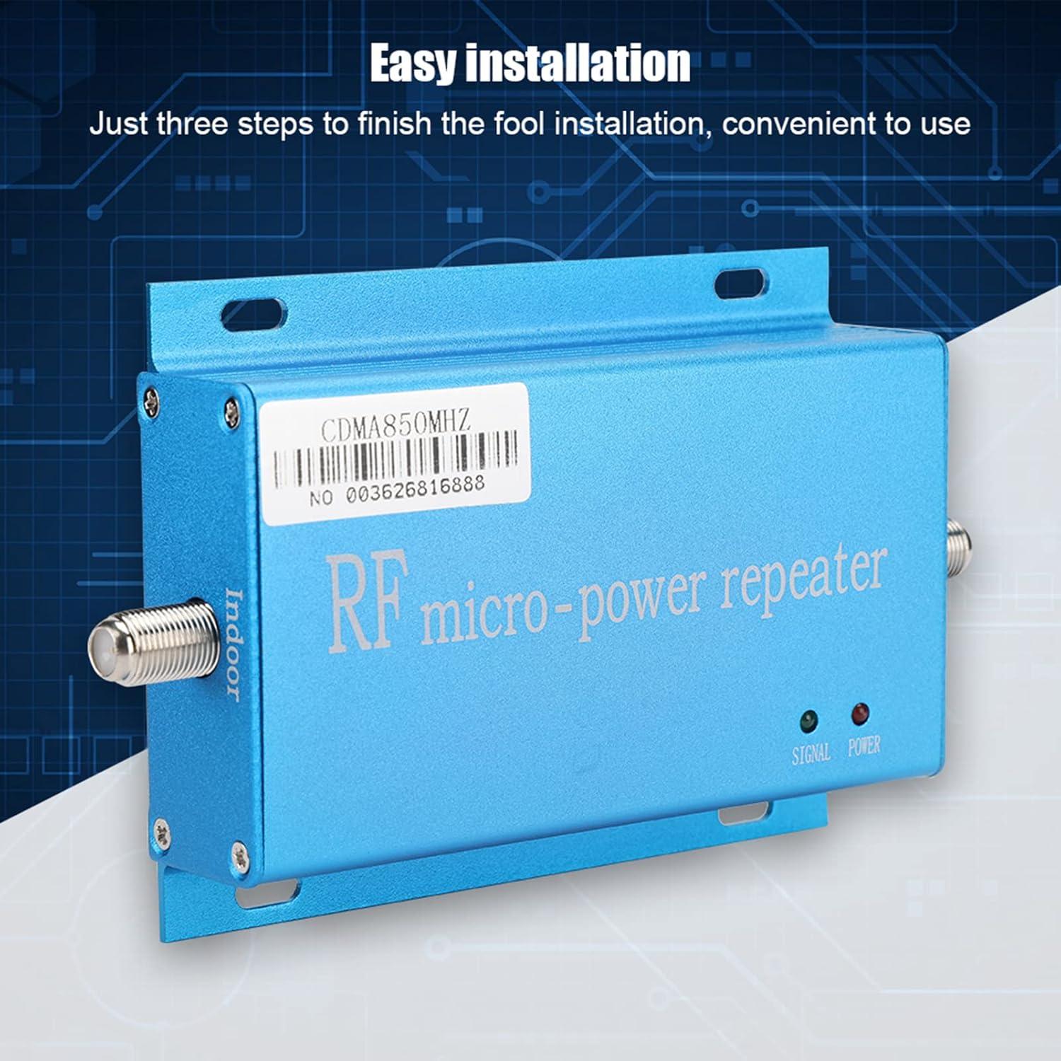 Repetidor de Señal Móvil ASHATA CDMA850MHz con Antena 10m