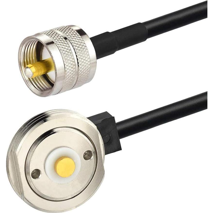 Cable Coaxial NMO a PL259 UHF 5 Metros Eightwood RG58