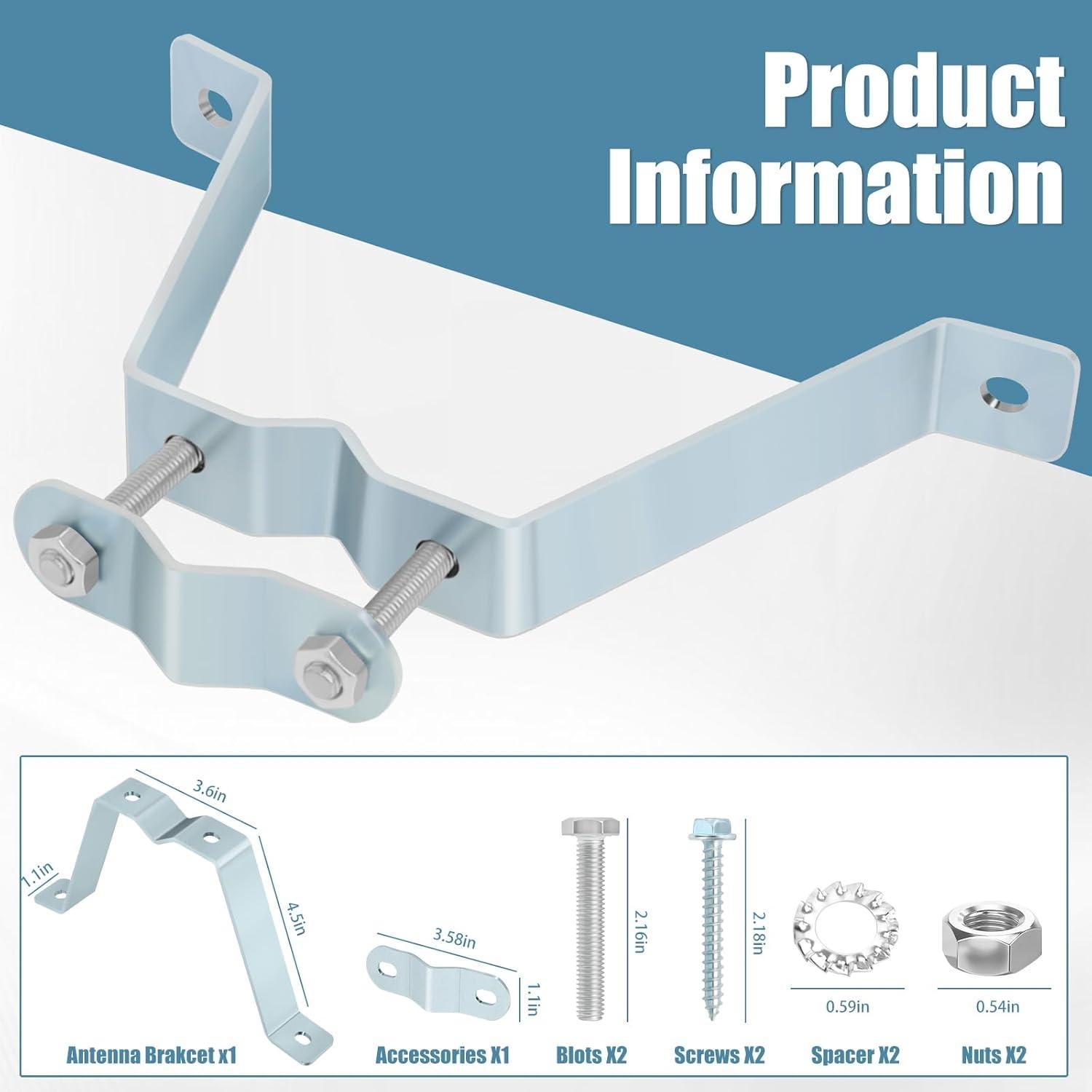Soporte de Montaje en Pared Axfvd para Antena de TV Exterior