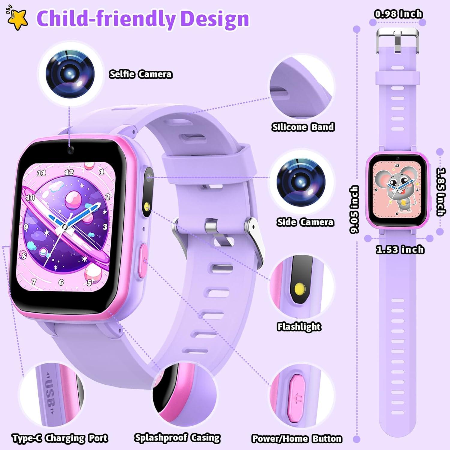 Reloj Inteligente Zicor H9 para Niños con 26 Juegos