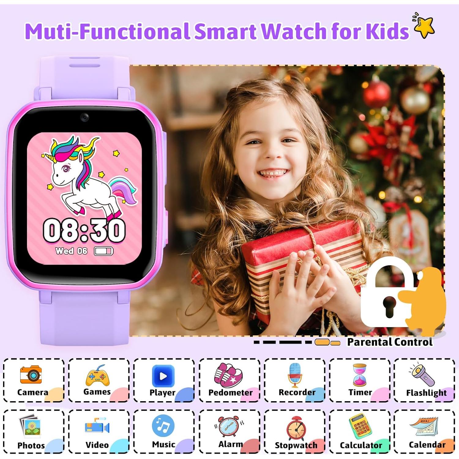 Reloj Inteligente Zicor H9 para Niños con 26 Juegos