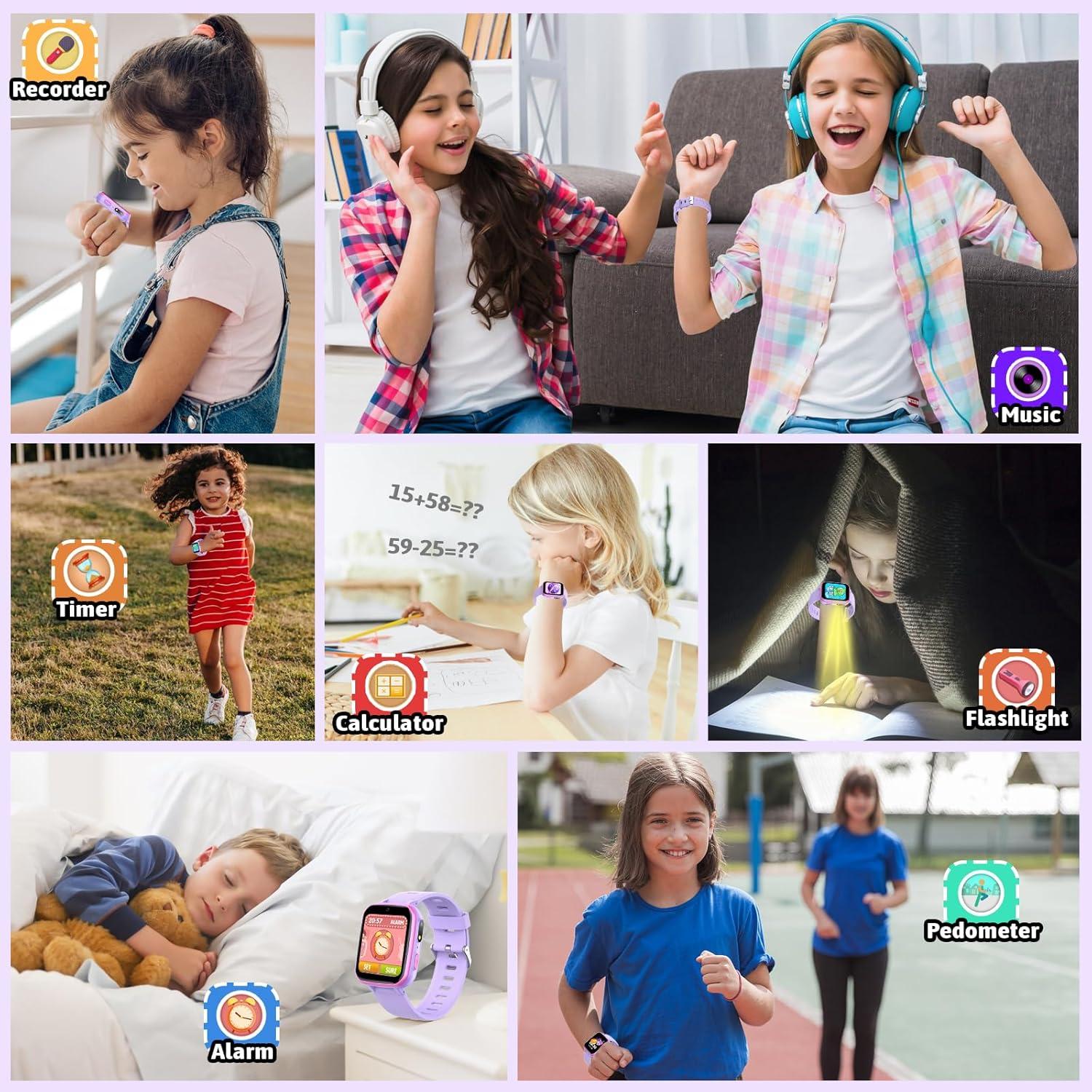 Reloj Inteligente Zicor H9 para Niños con 26 Juegos