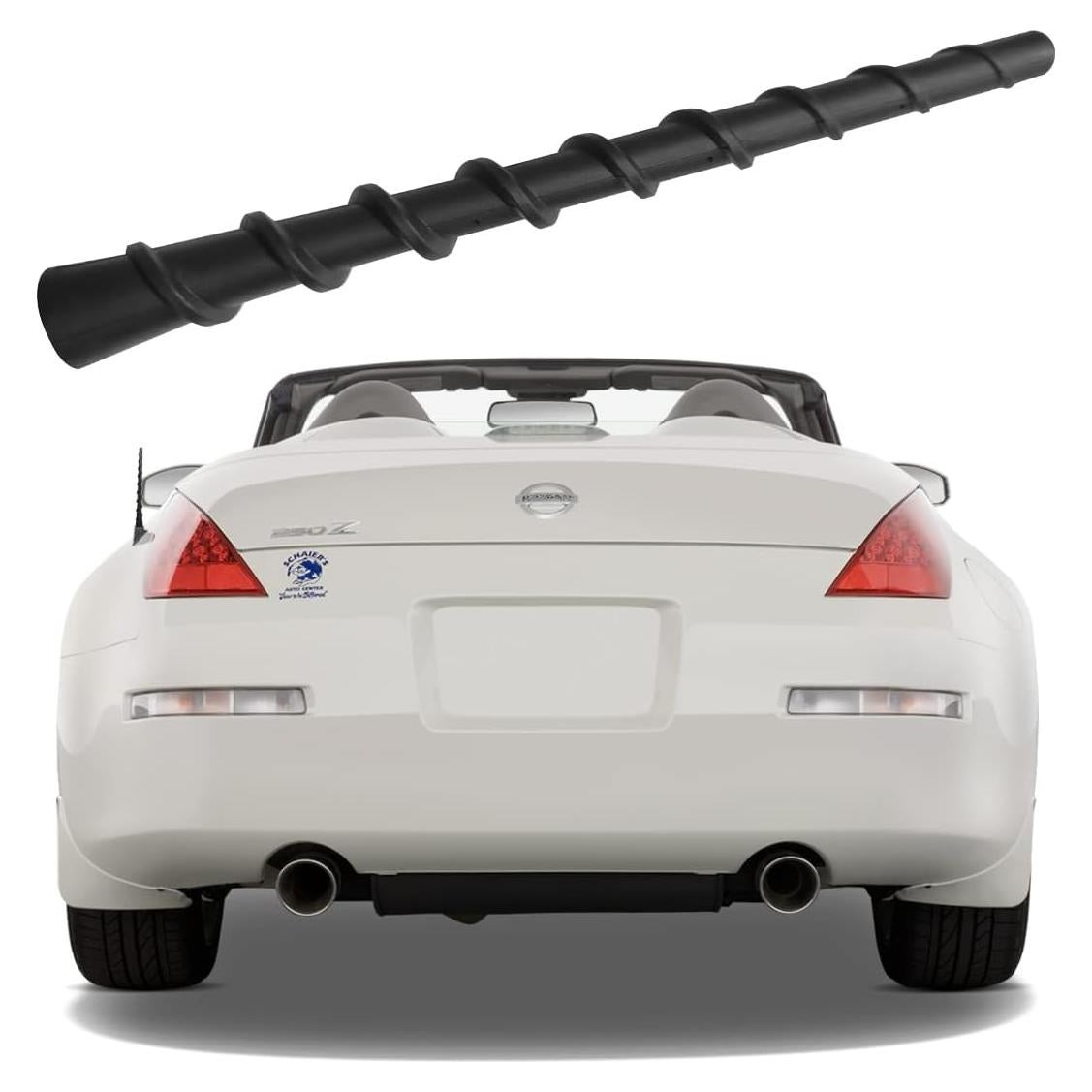 Antena corta Nissan 350Z 2003-2008, flexible 17.78 cm