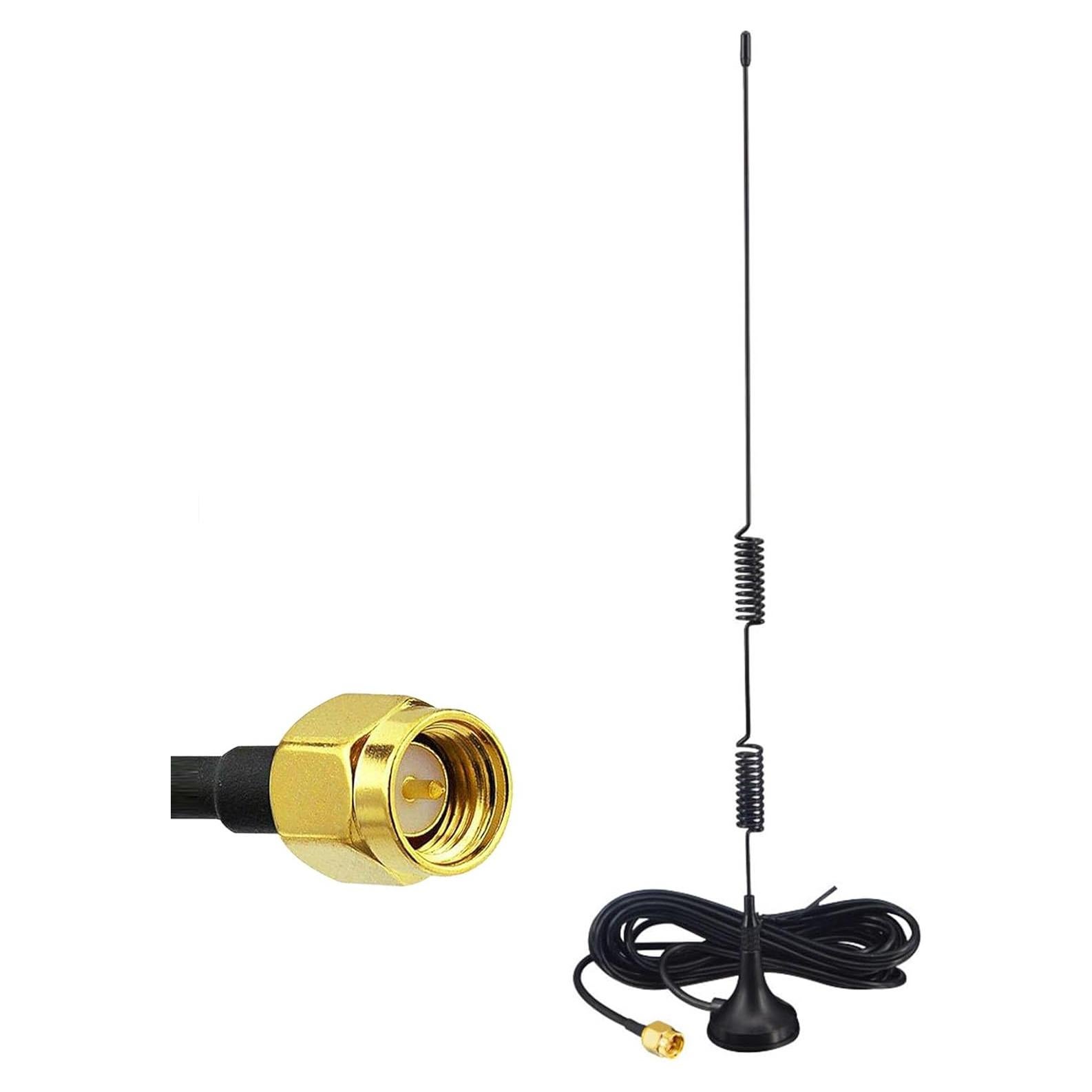 Antena 6dBi Kaunosta 1090MHz SMA Macho 1.5M Base Magnética