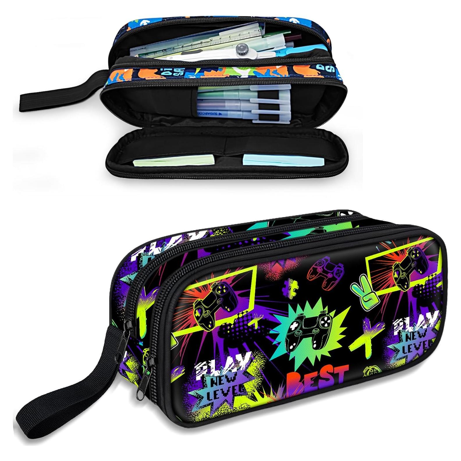Estuche Grande para Niños Fitvc YTXBS-017 Diseño Gamer