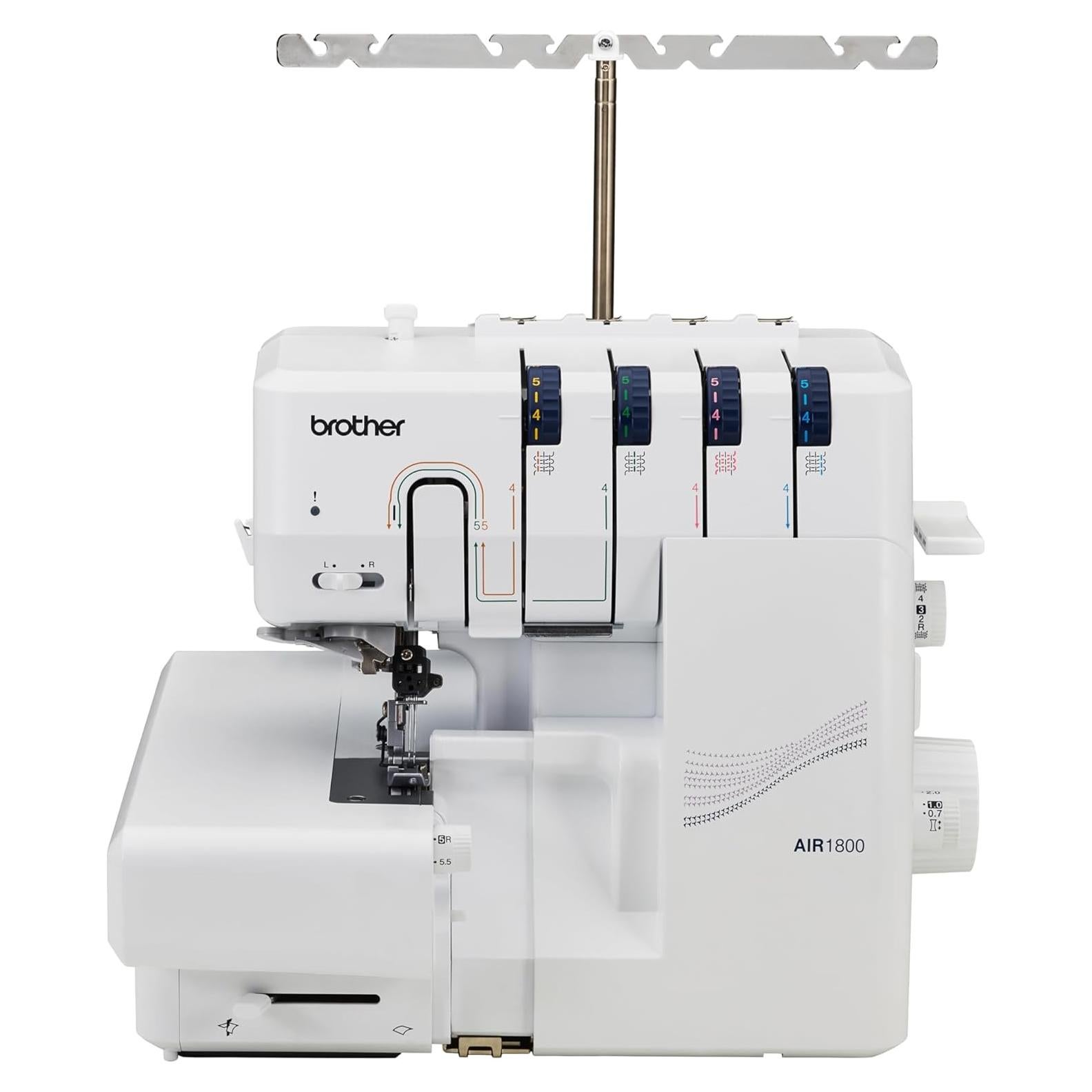Overlock Brother AIR1800 con Hilo de Aire y LED 2/3/4 Hilos