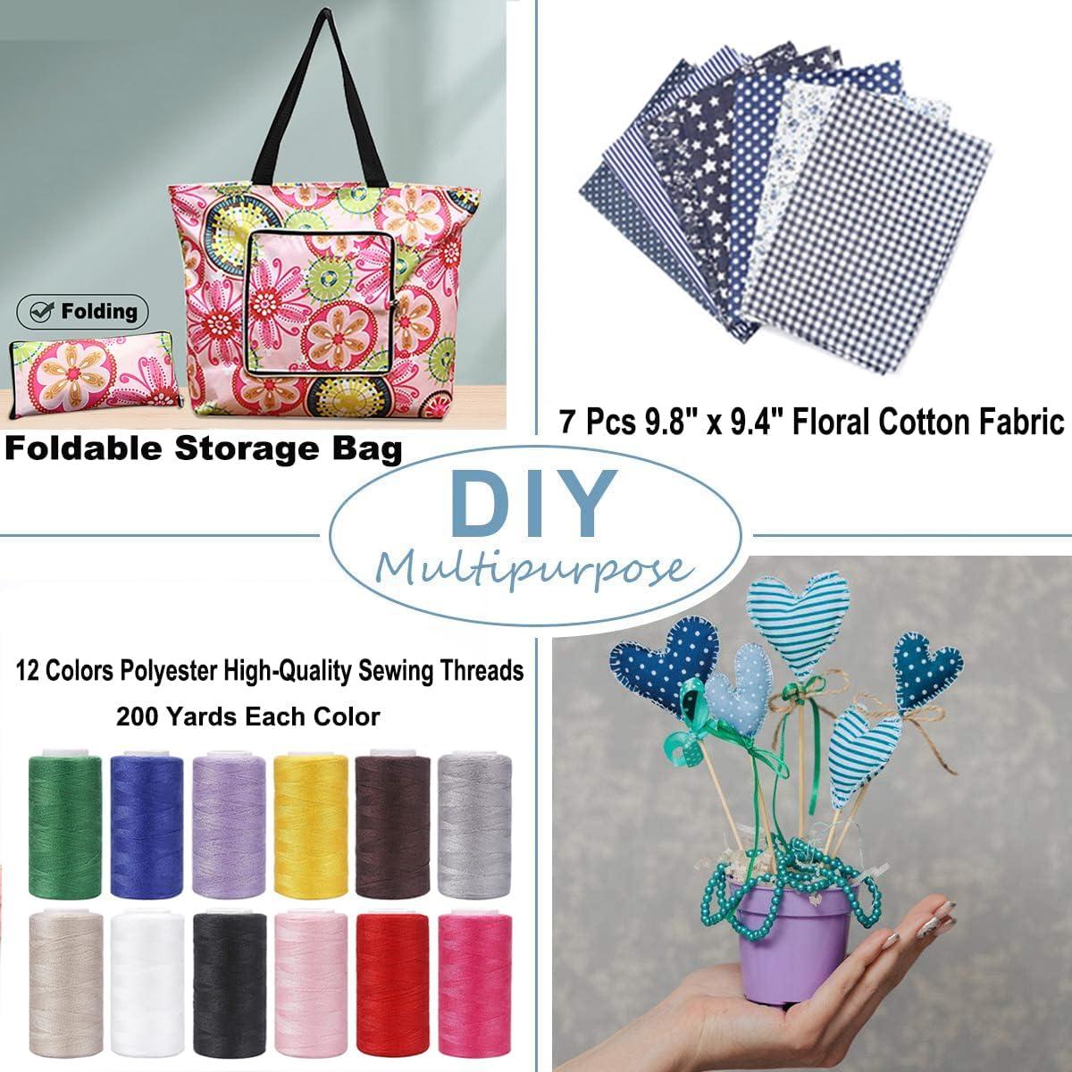 Máquina de Coser Eléctrica Dechow 505A para Principiantes, 12 Puntadas