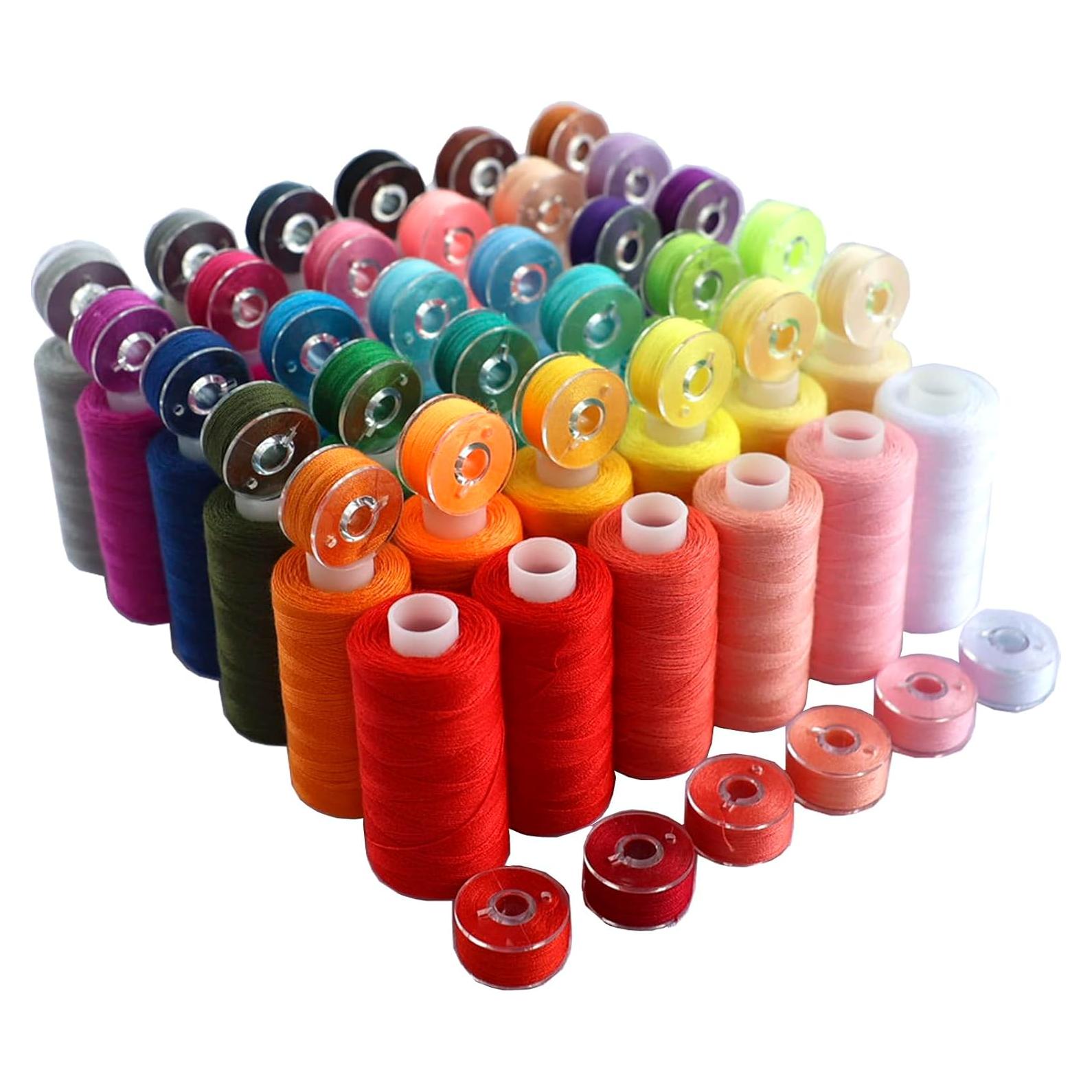 72 PCS Hilo de Coser HAGBOU Multicolor 400 Yardas Poliester