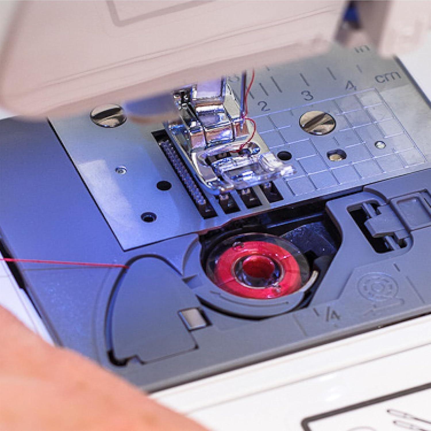 Sewing and Embroidery Bobbins 10-Pack, SA156,Clear, 11.5 mm