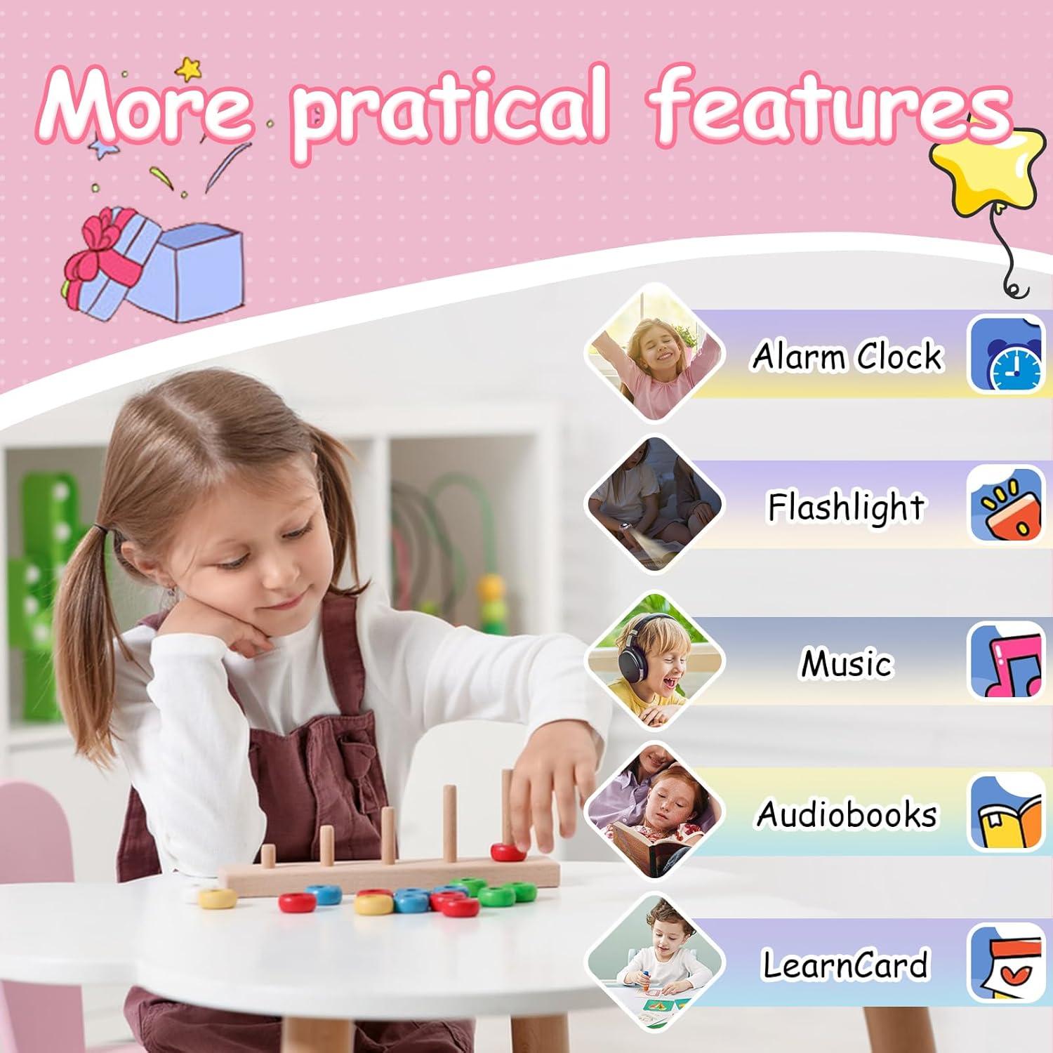 Reloj Inteligente DERUI DE07 Rosa 3.81 cm 26 Juegos y Cámara