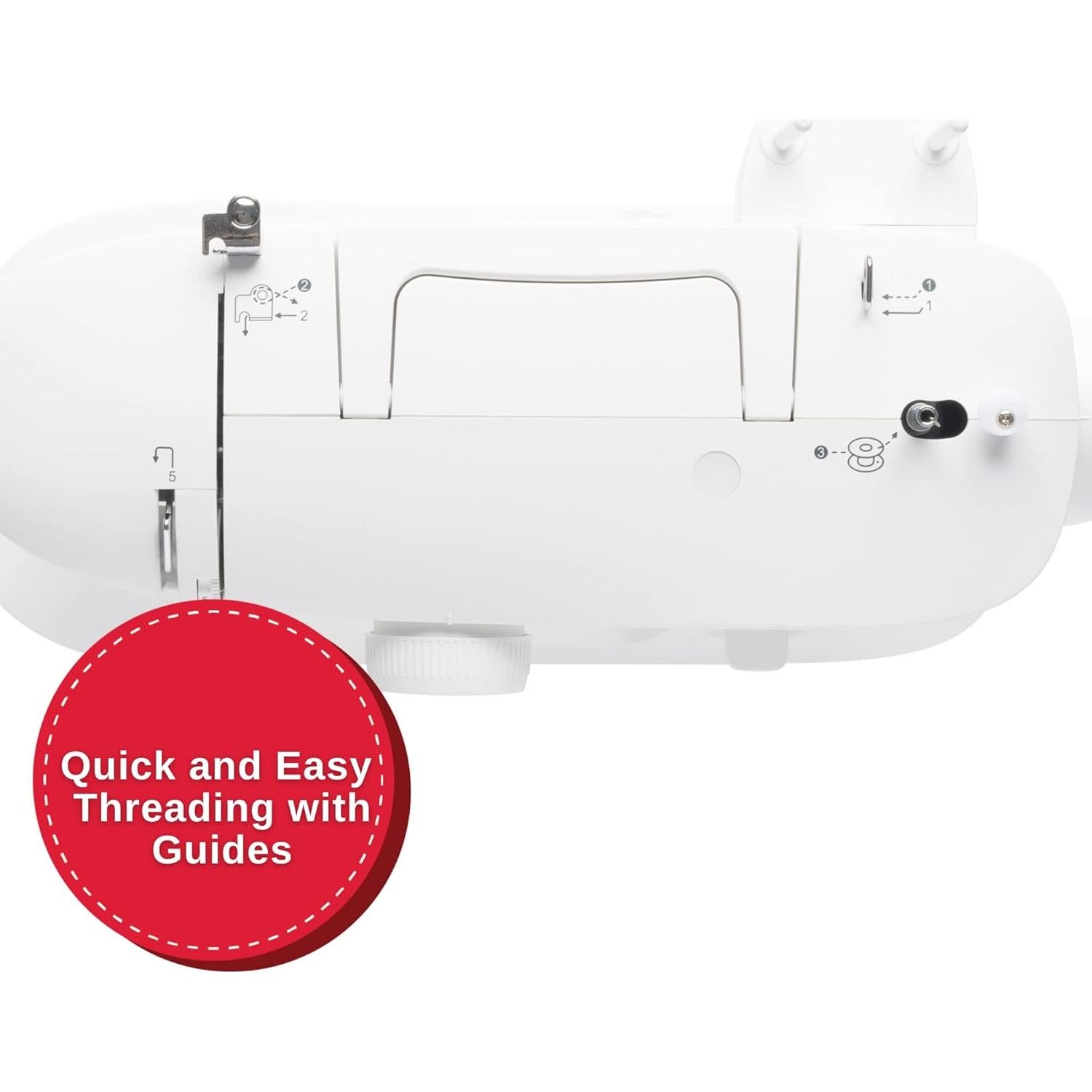 Máquina de Coser Portátil SINGER M1500 - 57 Puntadas, Luz LED