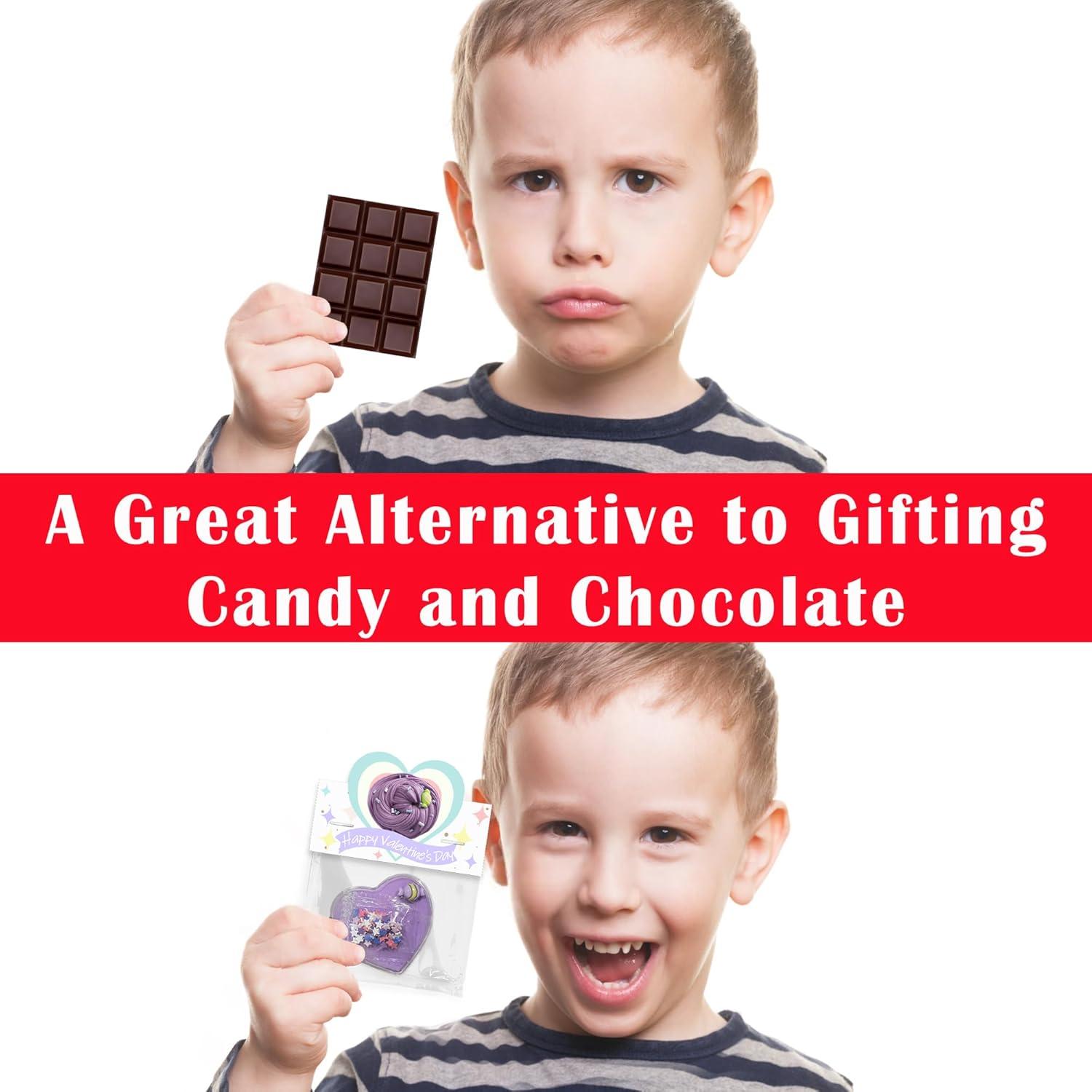 28 Slimes Corazón San Valentín SHGIUOAX para Niños