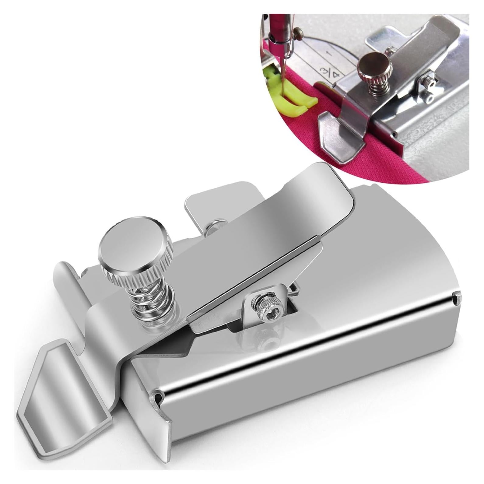 Upgraded Magnetic Seam Guide for Sewing Machine, Magnetic Sewing Guide with Clip, Hemmer Guide, Multifunctional Hem Guide, Universal Sewing Machine Attachments, Sewing Supplies Accessories